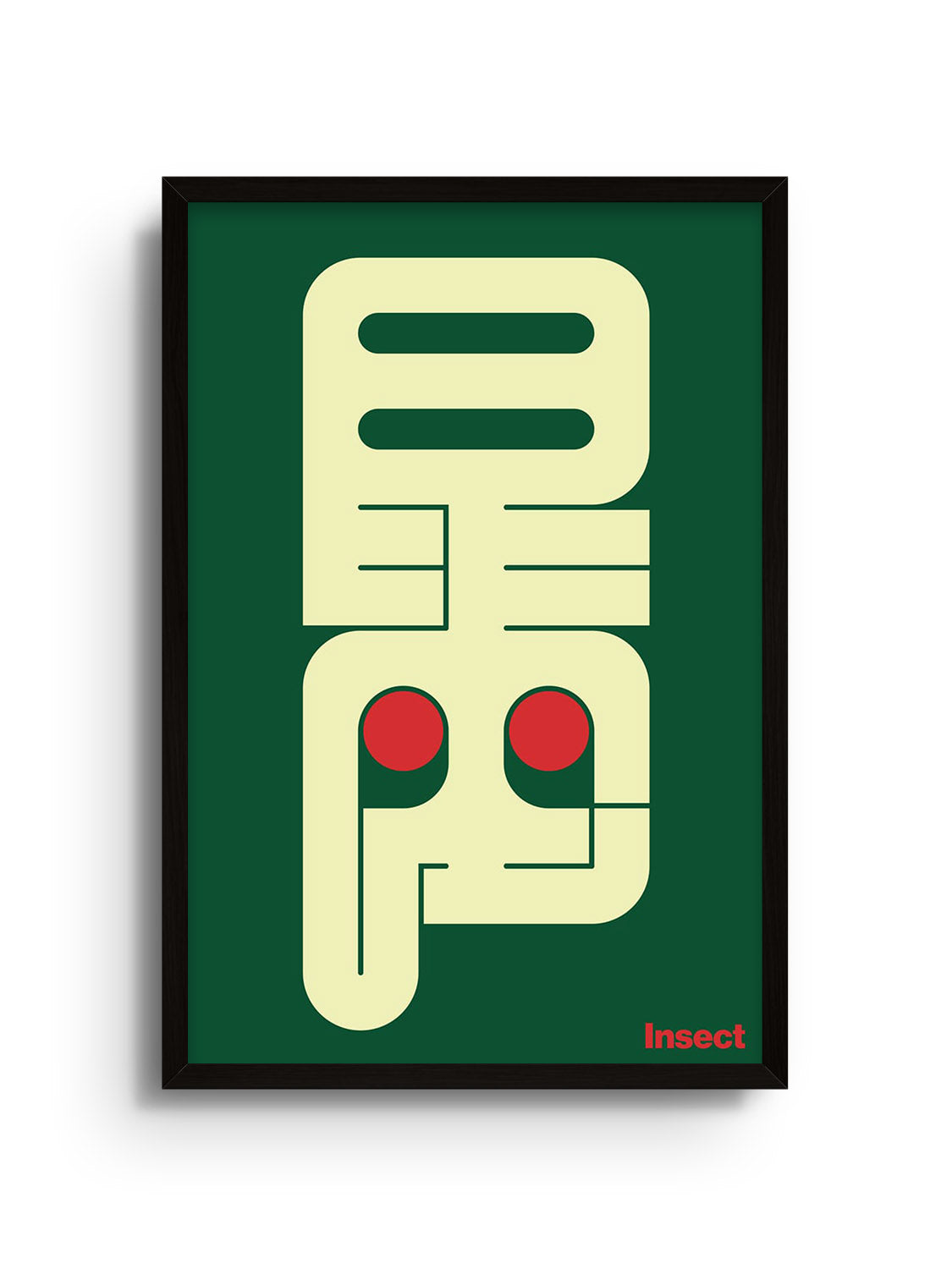 Fine art print "昆虫#1 (Insect)" by Kenichi Minami in black frame. |frame=Black Frame|