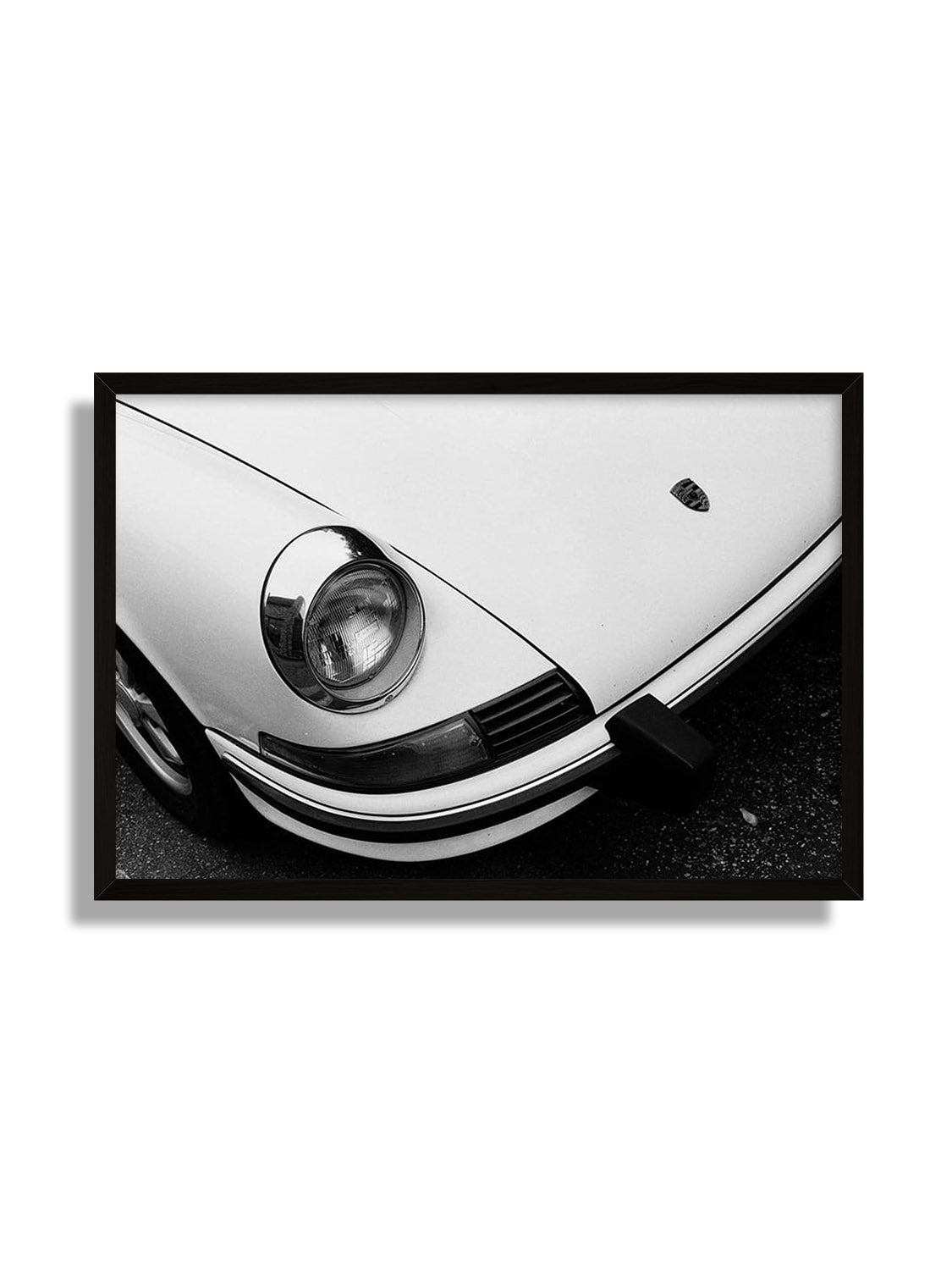 Fine art print "Porsche Curves" by Adam Sherrett in black frame. |frame=Black Frame|