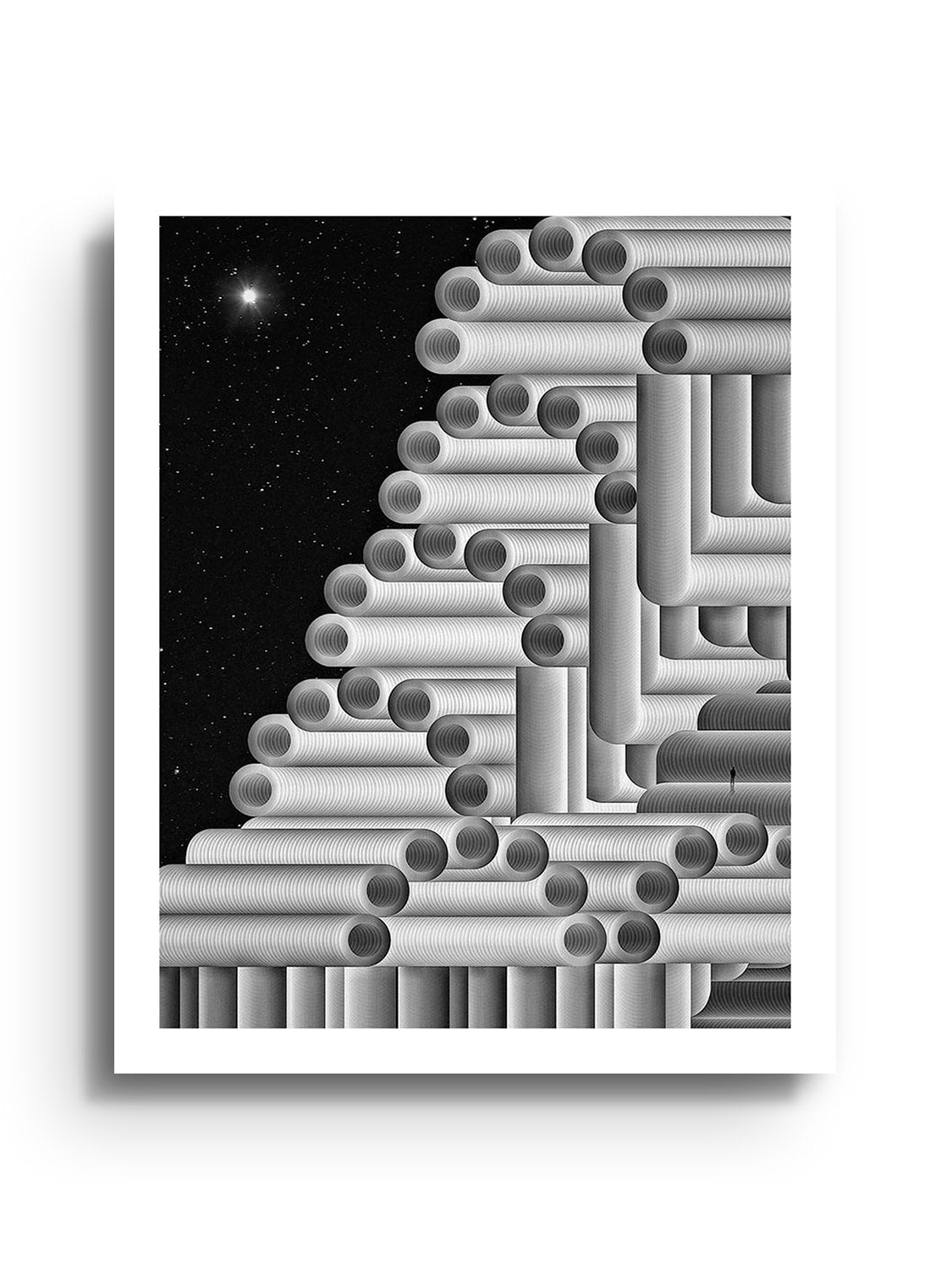 "Apparatus" by Michael Strevens, unframed fine art print; minimalist artwork available for purchase.