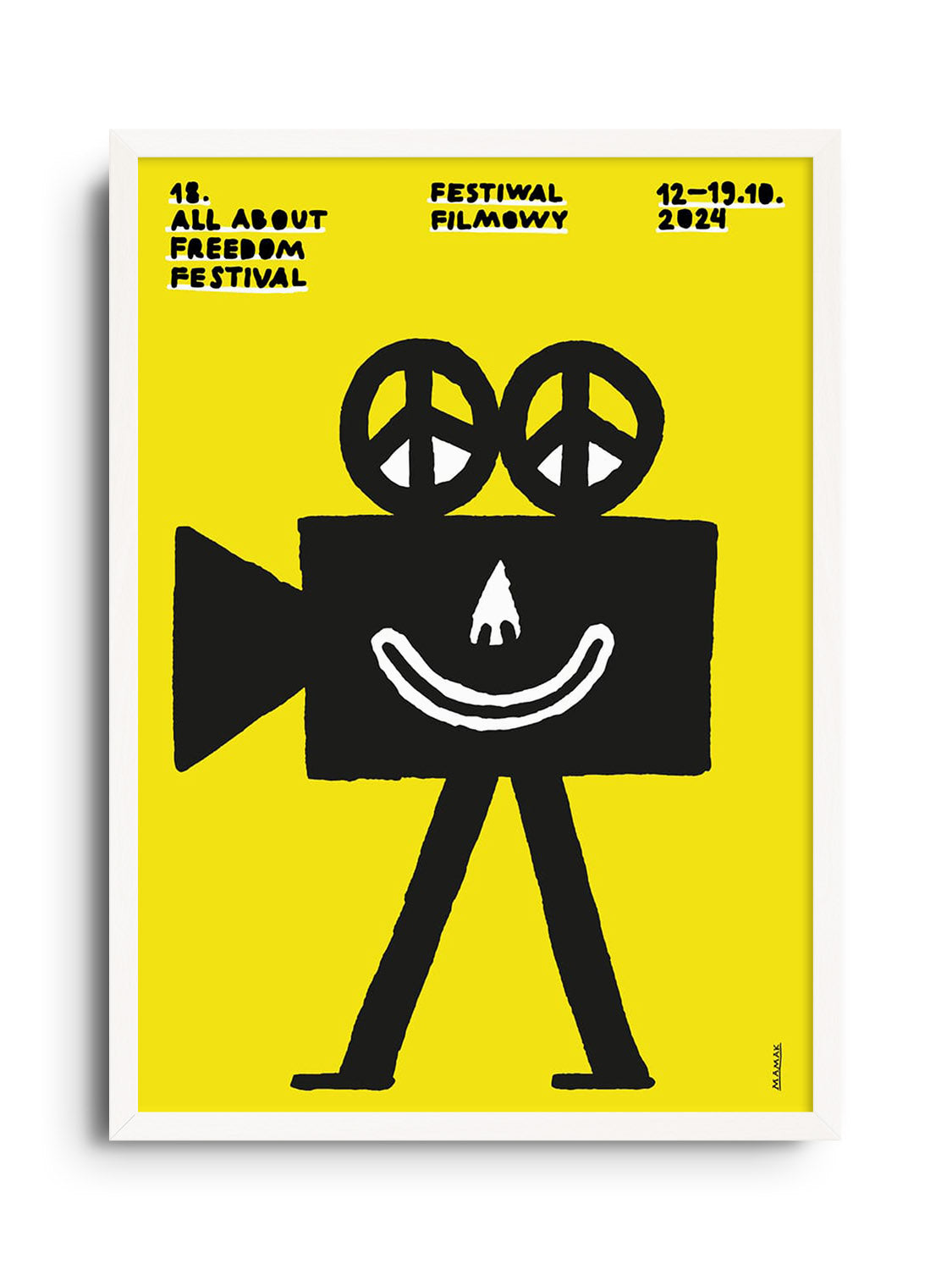 "18th All About Freedom Festival" by Bartosz Mamak, fine art print in white frame. |frame=White Frame|