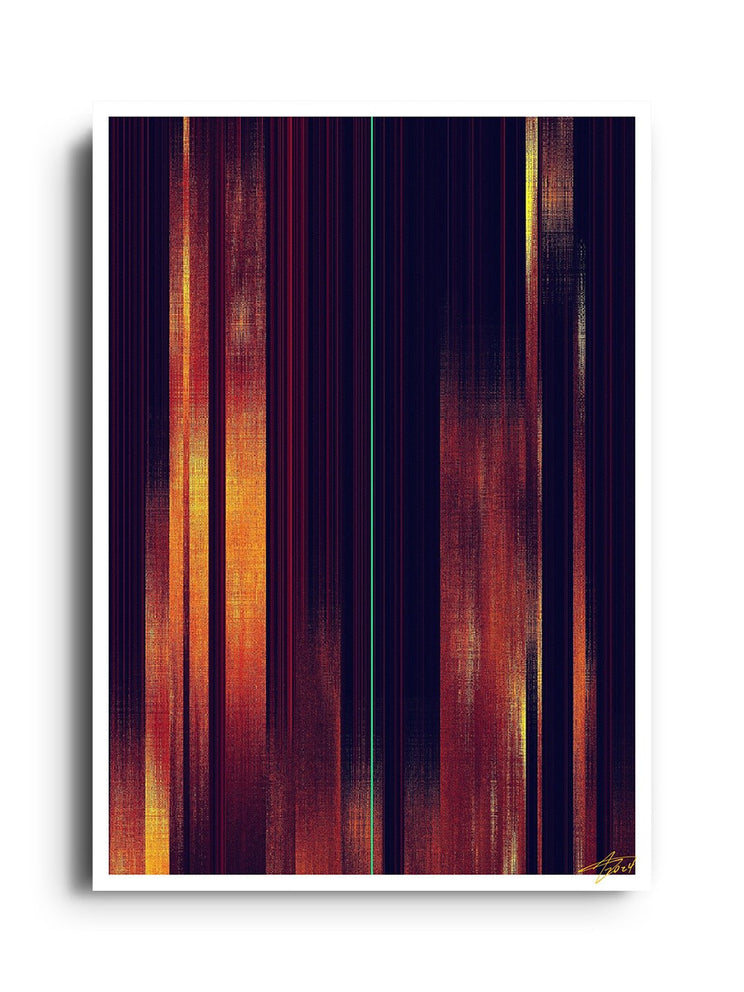 Glitch 25.118 - Strata 01 - Aaron Borchardt - East Side Studio - Art Prints