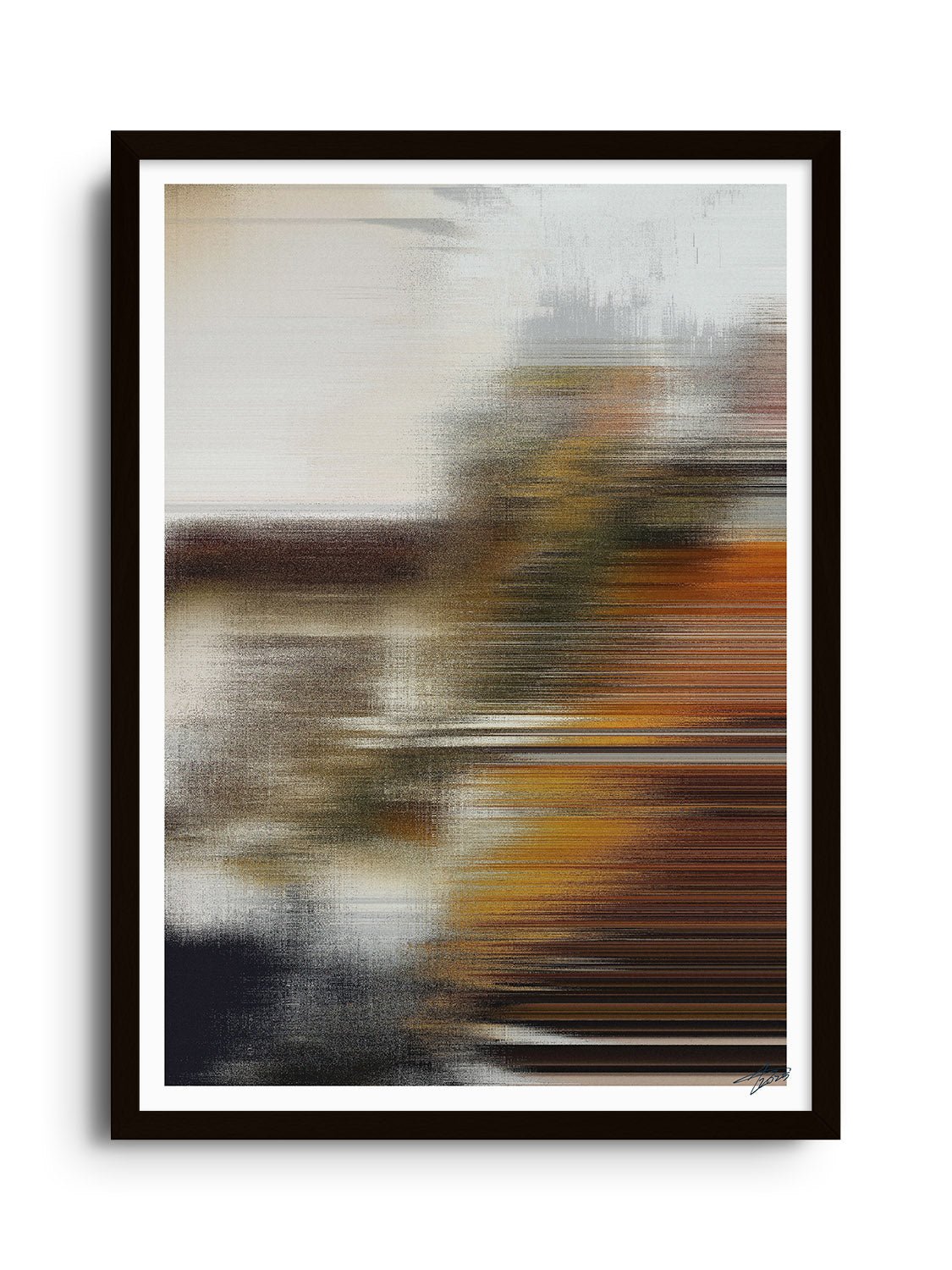 Glitch 25.225 - Cities - Untitled - Aaron Borchardt - East Side Studio - Art Prints
