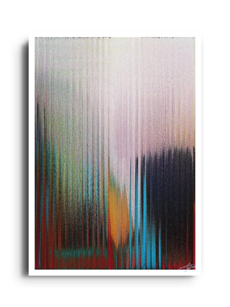 Glitch 25.402 - Distorted Plain - Aaron Borchardt - East Side Studio - Art Prints