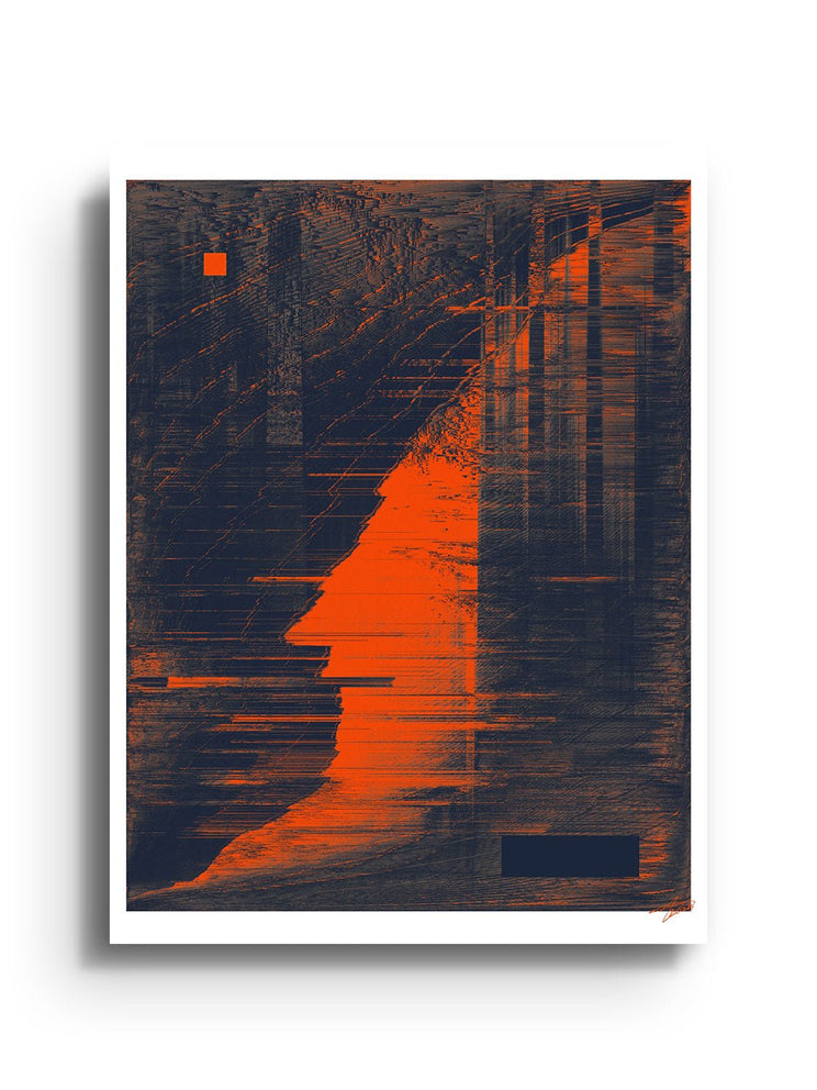 Glitch 25.410 - Rift - Aaron Borchardt - East Side Studio - Art Prints