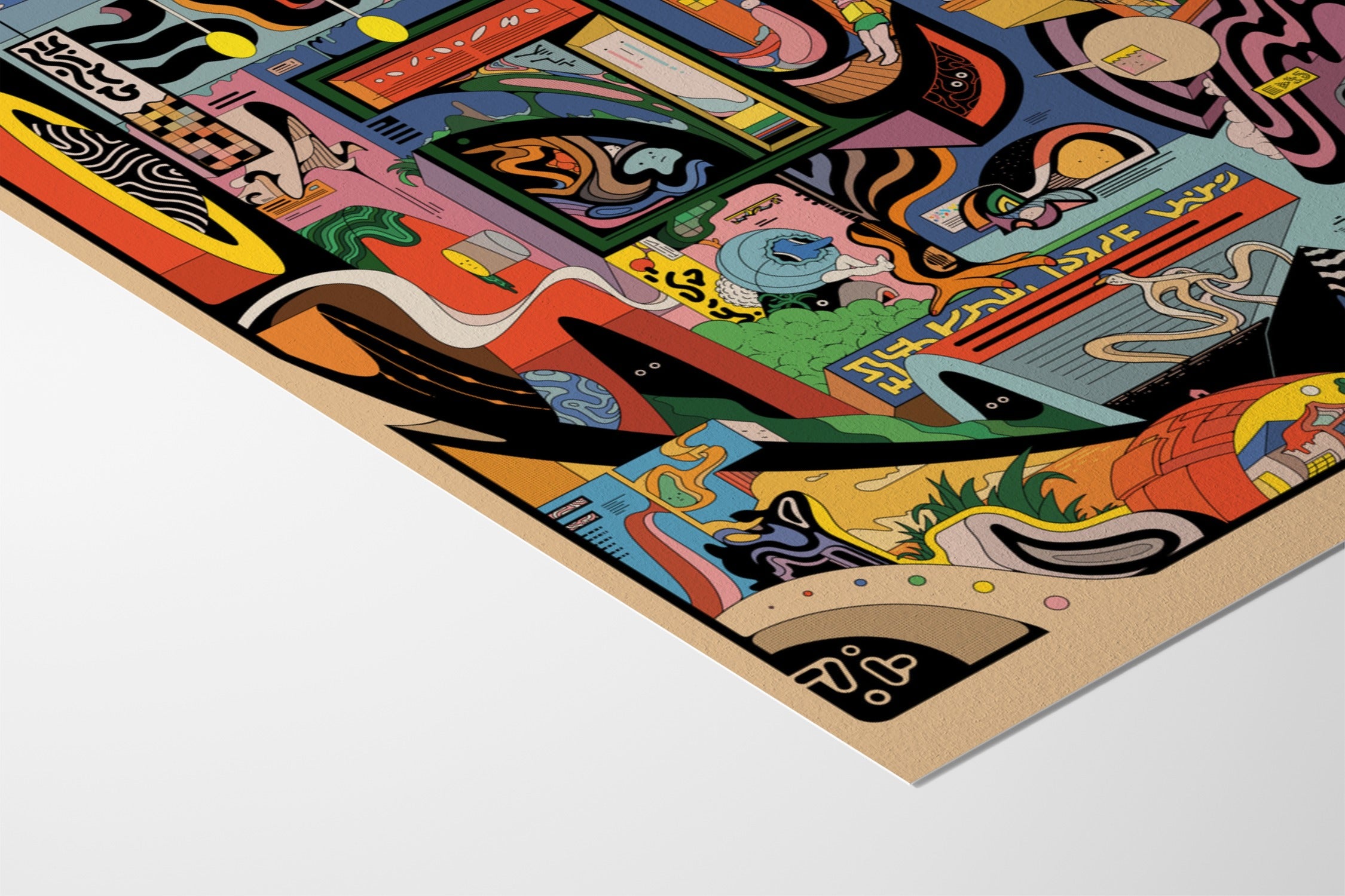 hahahoohoo - Ori Toor - Hahnemuhle German Etching 310gsm |frame=Hahnemuhle German Etching 310gsm|