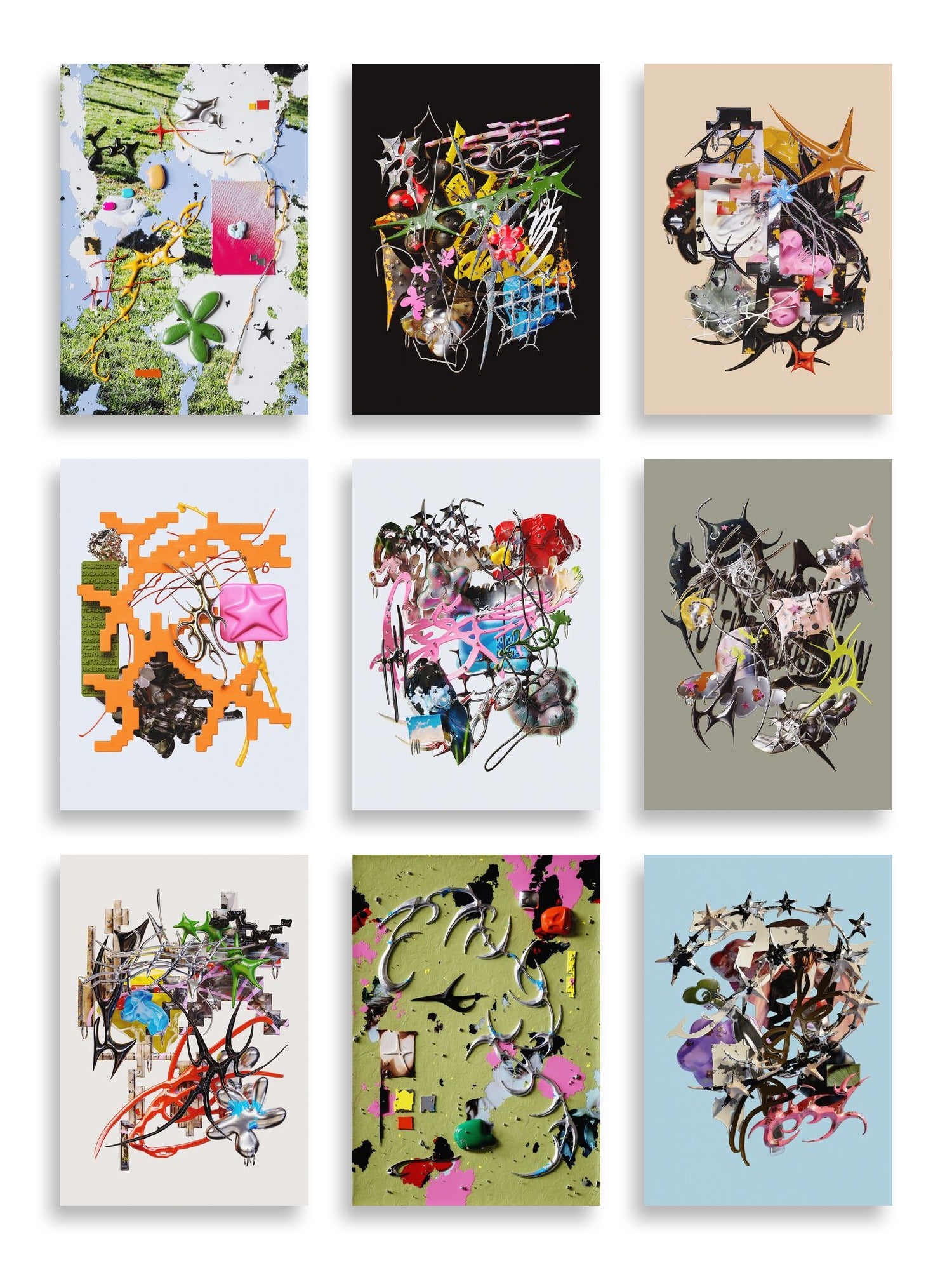 Kitasavi Art Print Bundle — artwork selection grid by Kitasavi
