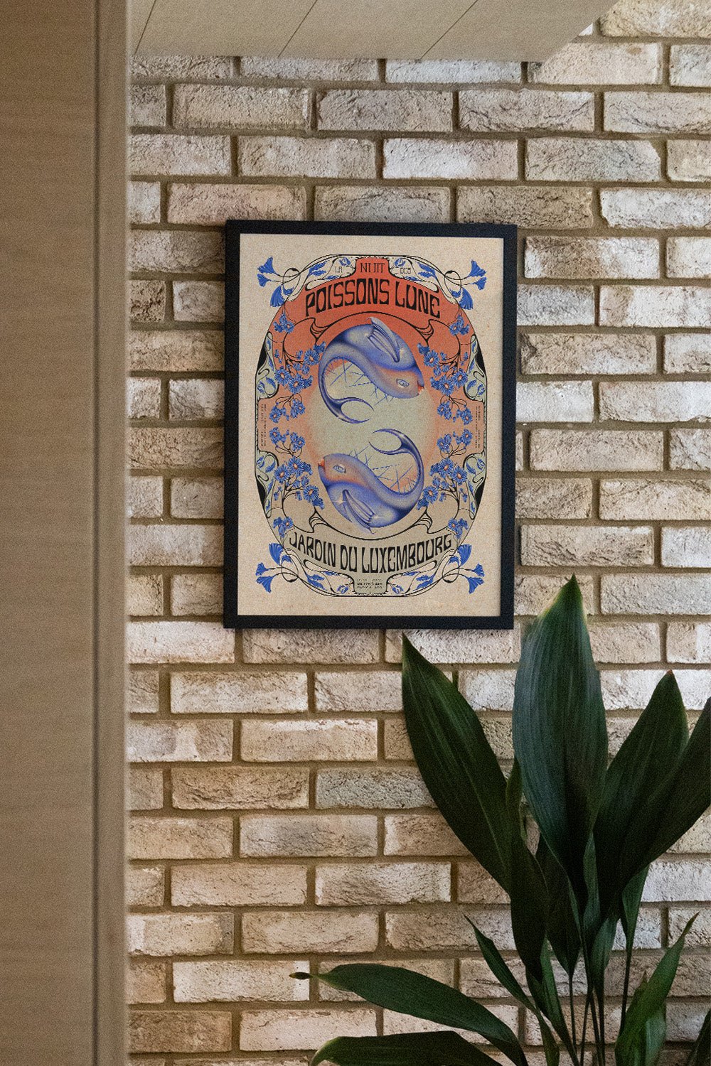 La Nuit des Poissons Lune - Monna Graph - East Side Studio - Art Prints