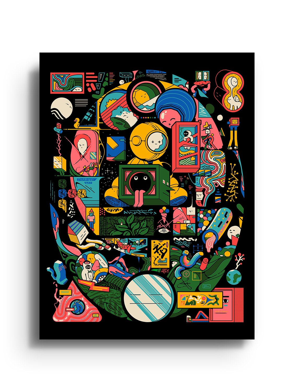 Lets Escape Together - Ori Toor - East Side Studio - Art Prints