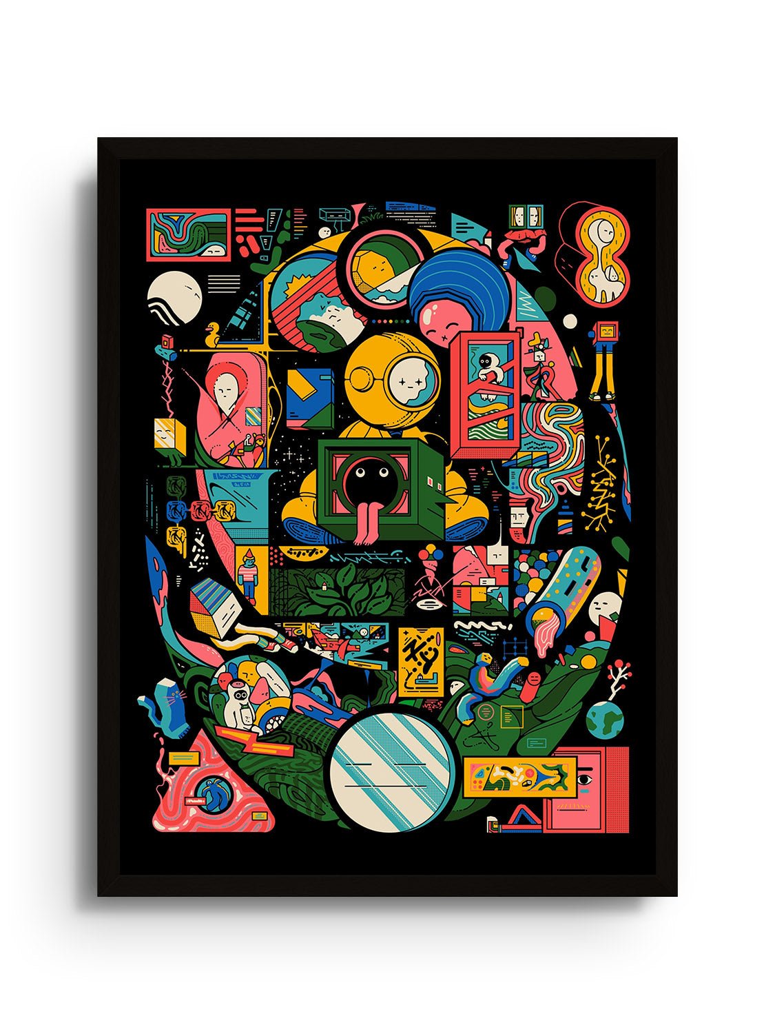 Lets Escape Together - Ori Toor - East Side Studio - Art Prints