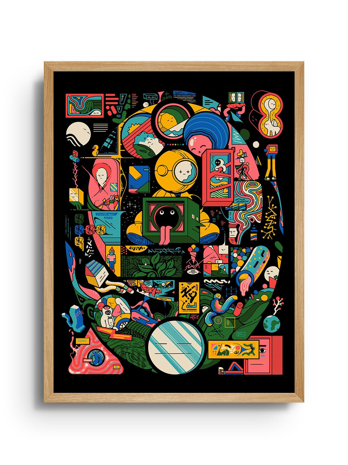 Lets Escape Together - Ori Toor - East Side Studio - Art Prints