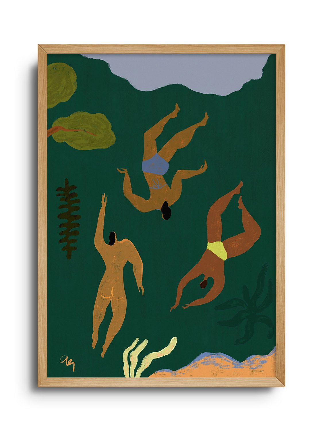 Lost In Green - Arty Guava - East Side Studio - Art Prints