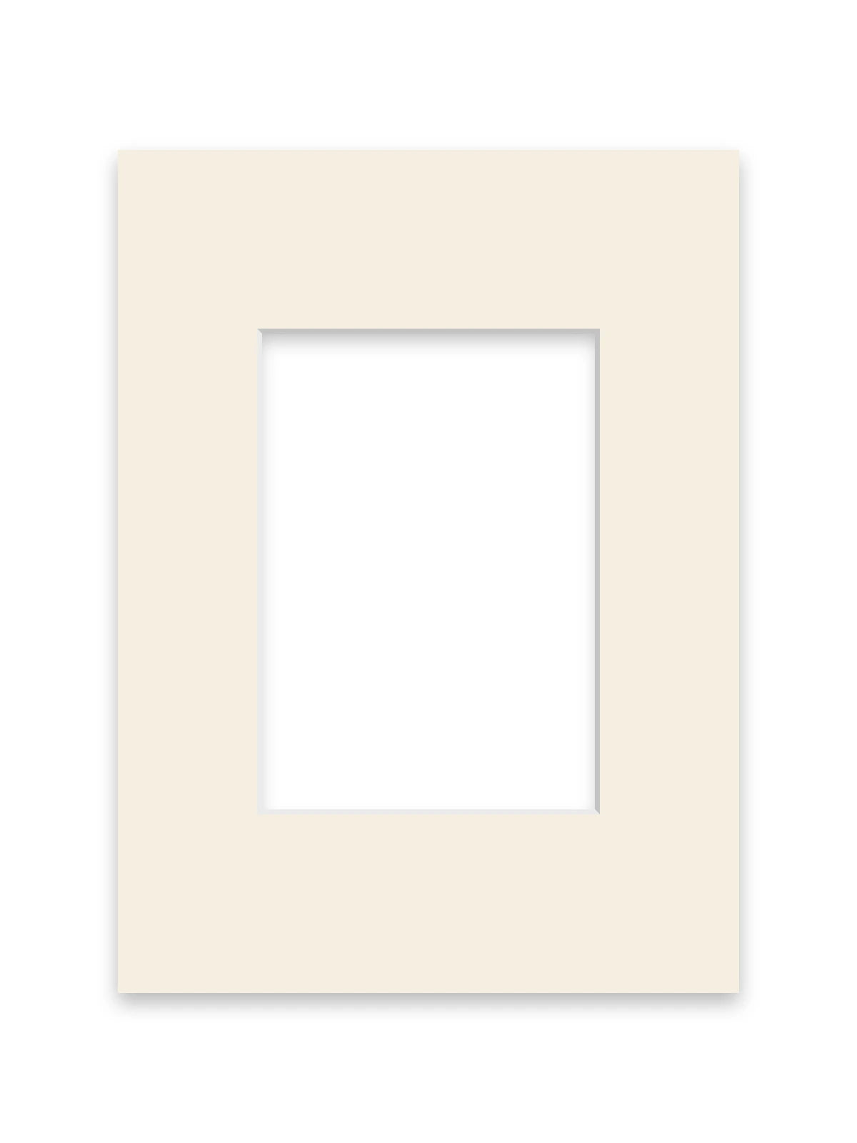 Off White picture frame mount board