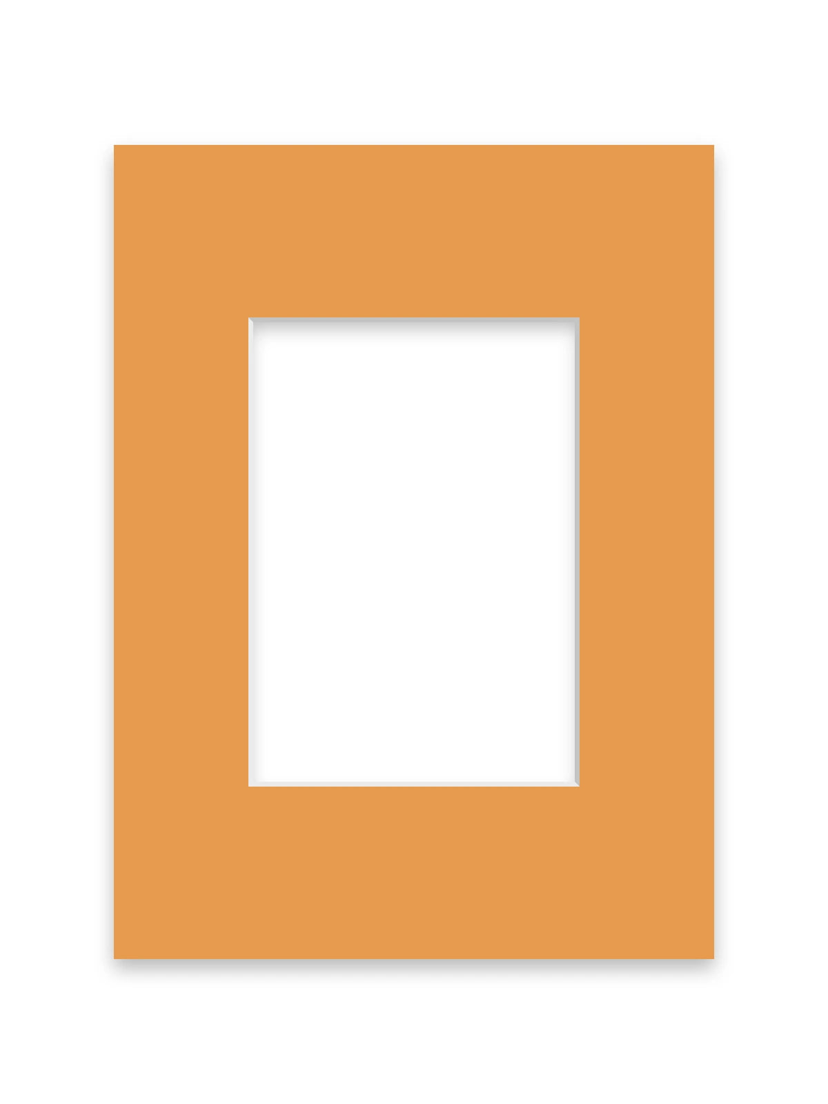 Rust picture frame mount board