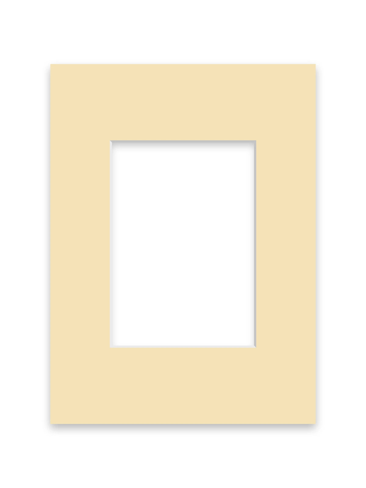 Buttermilk picture frame mount board