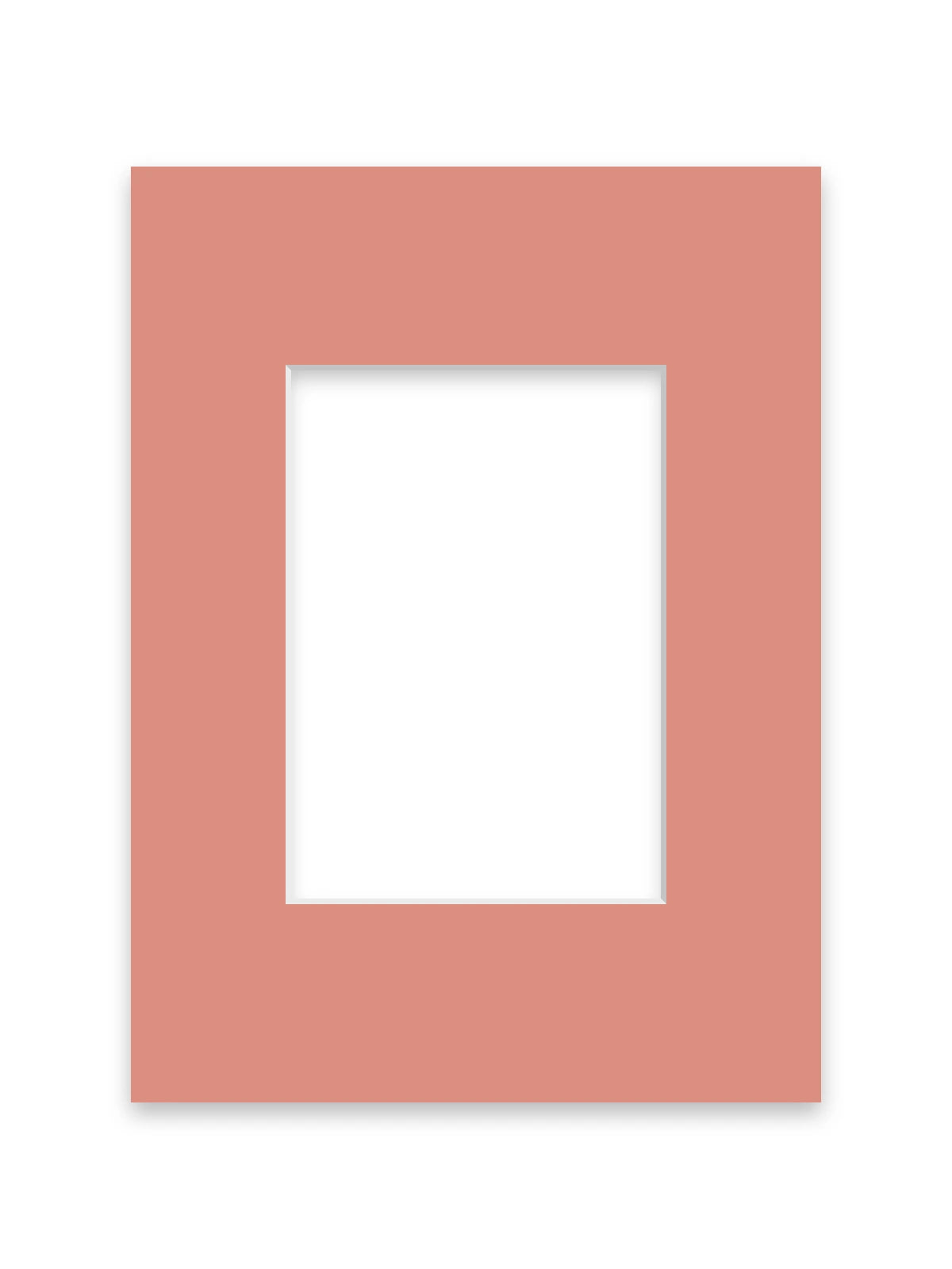 Blush Rose picture frame mount board