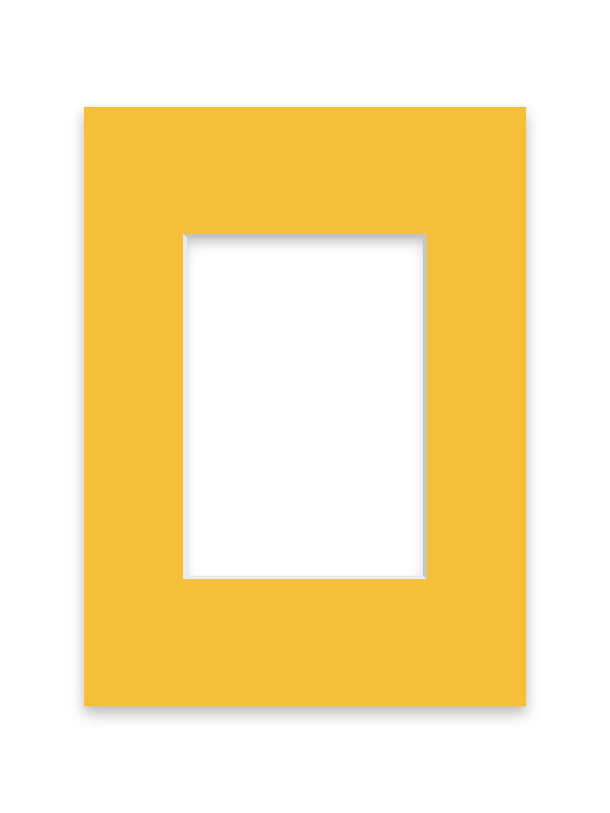 Sunbeam Yellow picture frame mount board