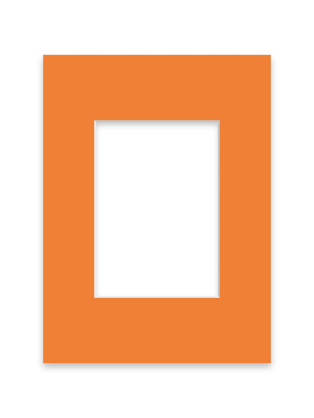 Pumpkin Orange picture frame mount board