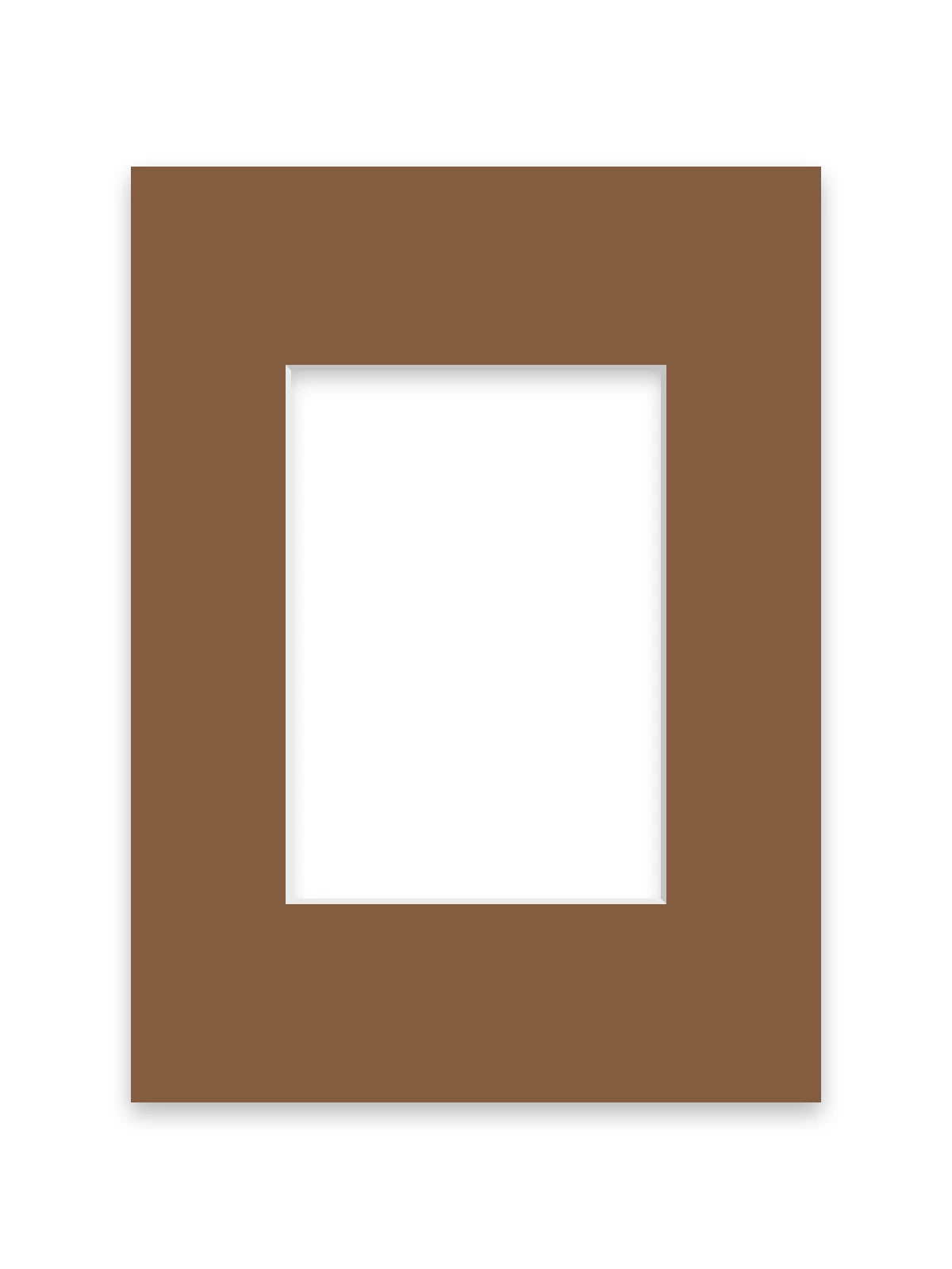 Chocolate picture frame mount board