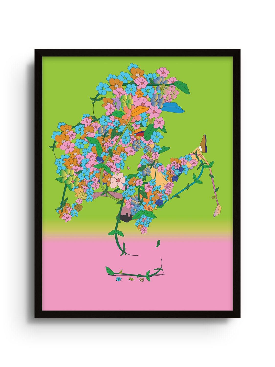 My Own Flowers - Seba Cestaro - East Side Studio - Art Prints