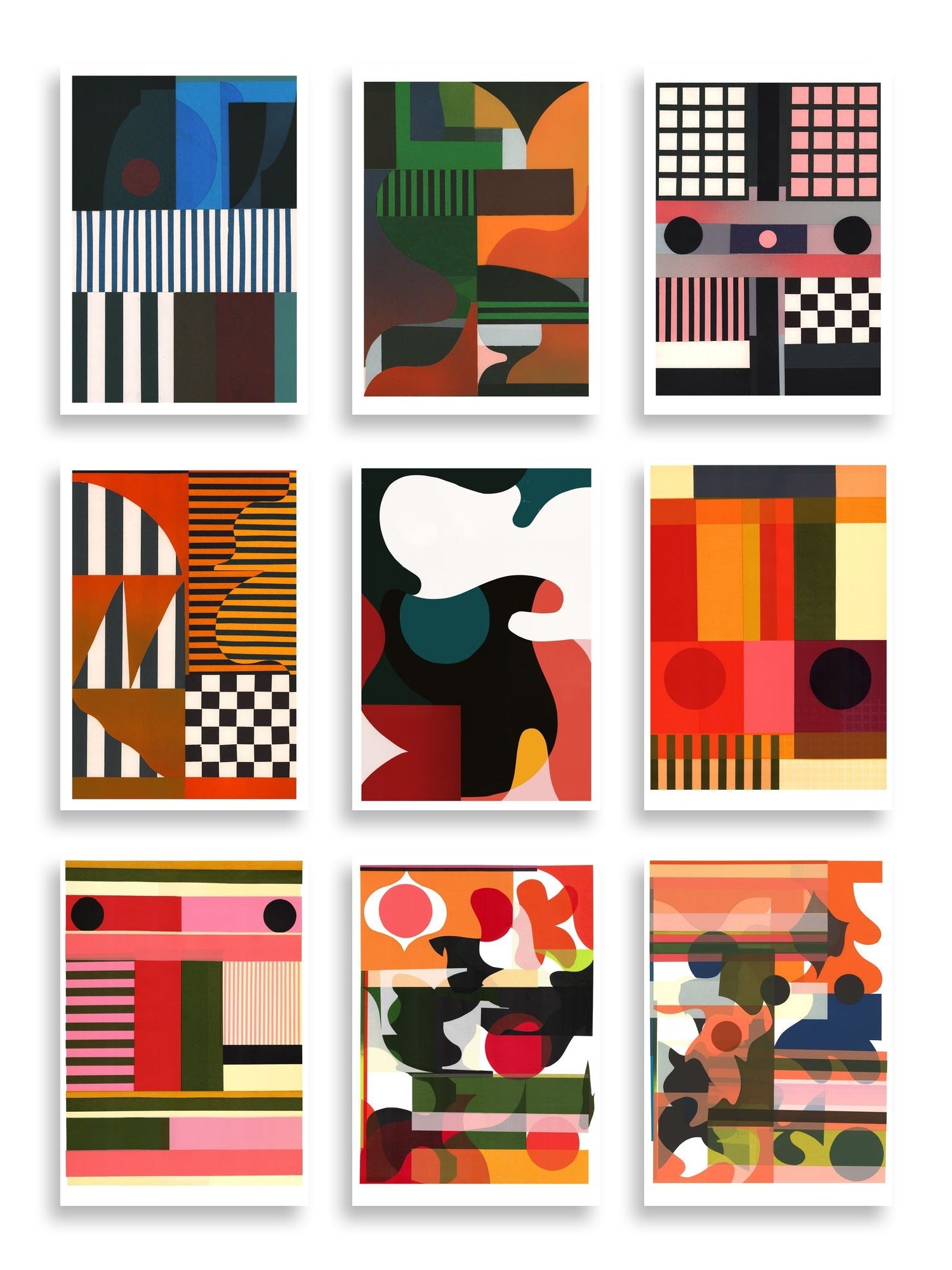 Rikki Hewitt Art Print Bundle — artwork selection grid by Rikki Hewitt