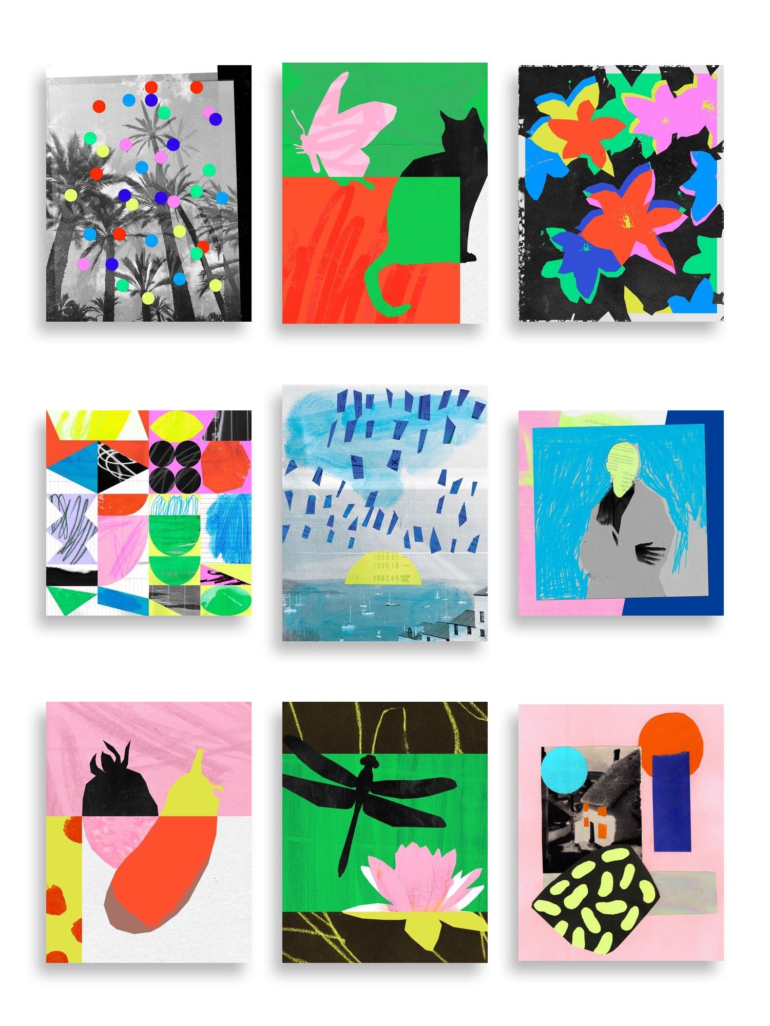Sian Roper Art Print Bundle — artwork selection grid by Sian Roper