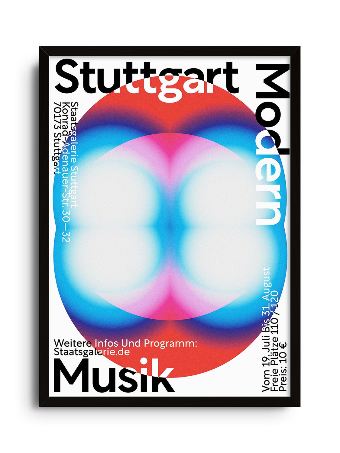 Stuttgart Modern Musik - Metagrafik - East Side Studio - Art Prints