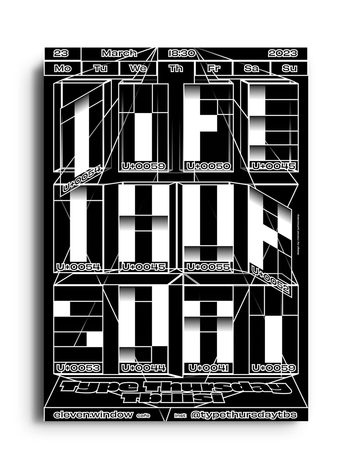 Type Thursday Tbilisi - Mikhail Lychkovskiy - East Side Studio - Art Prints