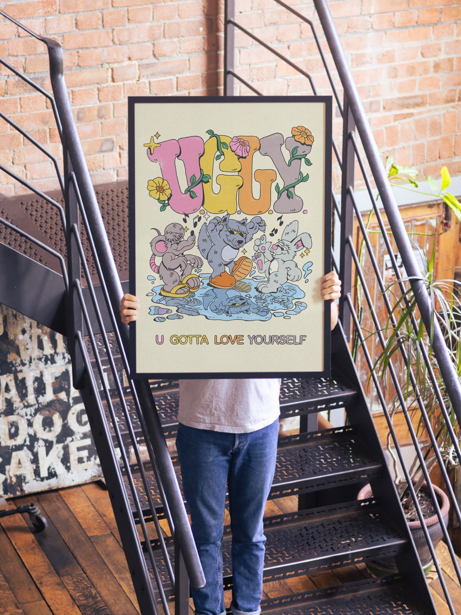 U.G.L.Y (U Gotta Love Yourself) - My Sunbeam - East Side Studio - Art Prints