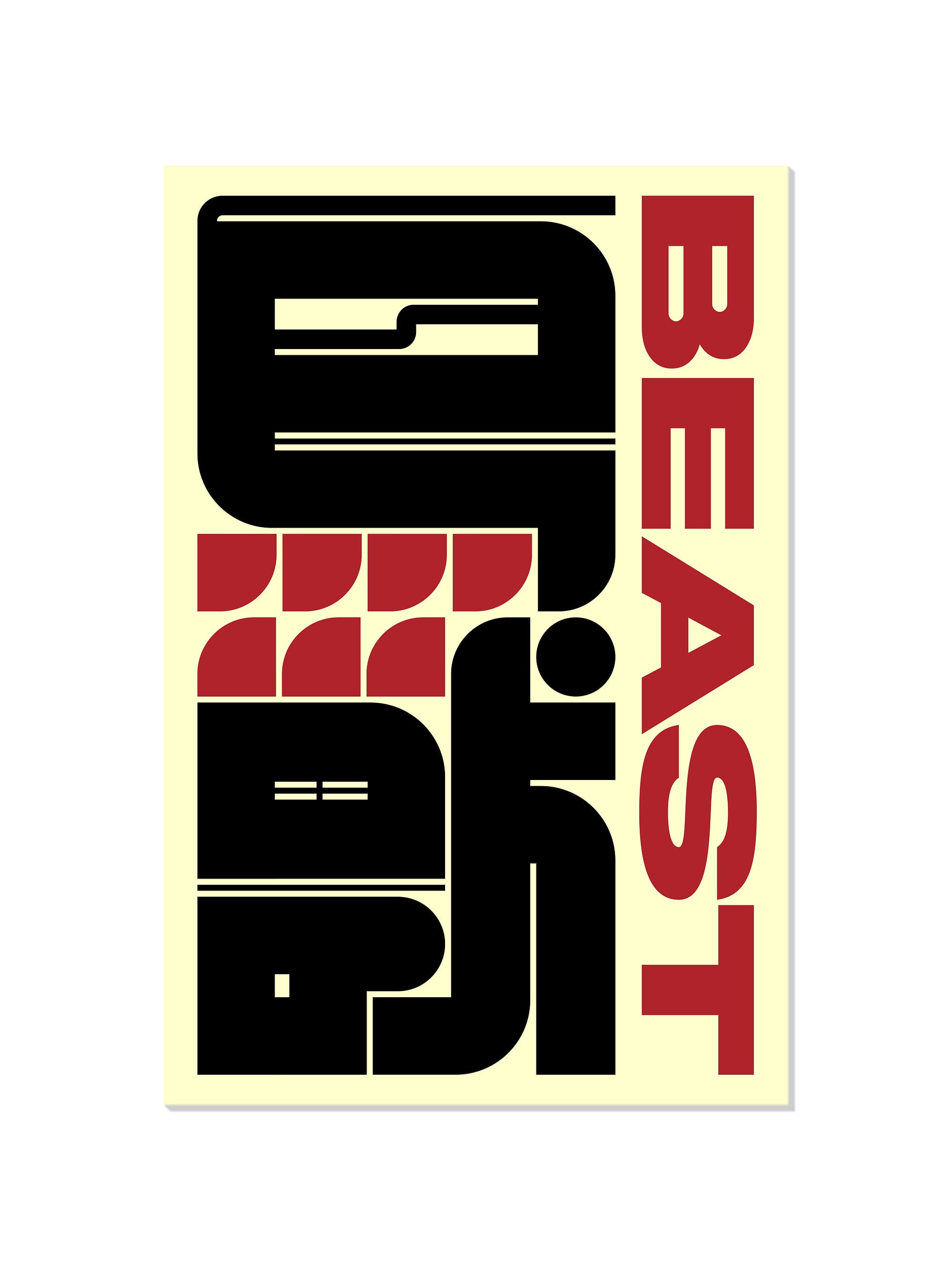 "鳥獣#1 (Beast)" by Kenichi Minami, unframed print, showcasing intricate artwork in a contemporary style. |frame=Unframed|