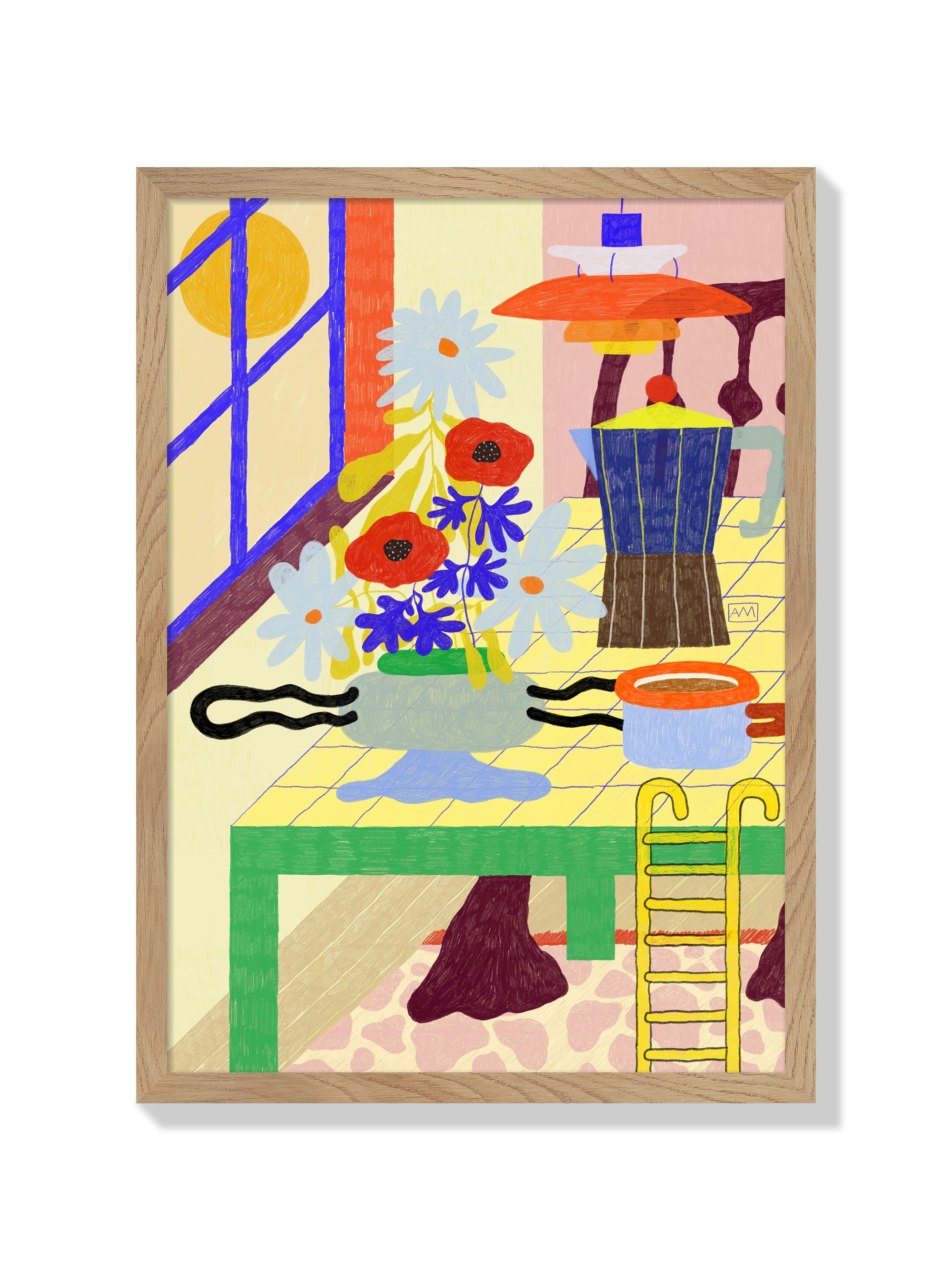 SLOW MORNINGS - projekt AM - Natural Frame |frame=Natural Frame|