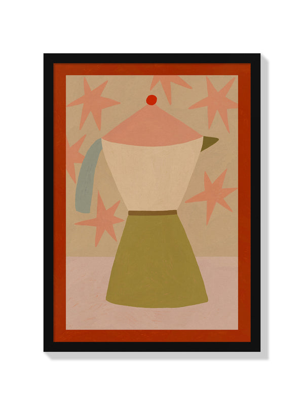 Moka Pot With Stars - Sophie Deller