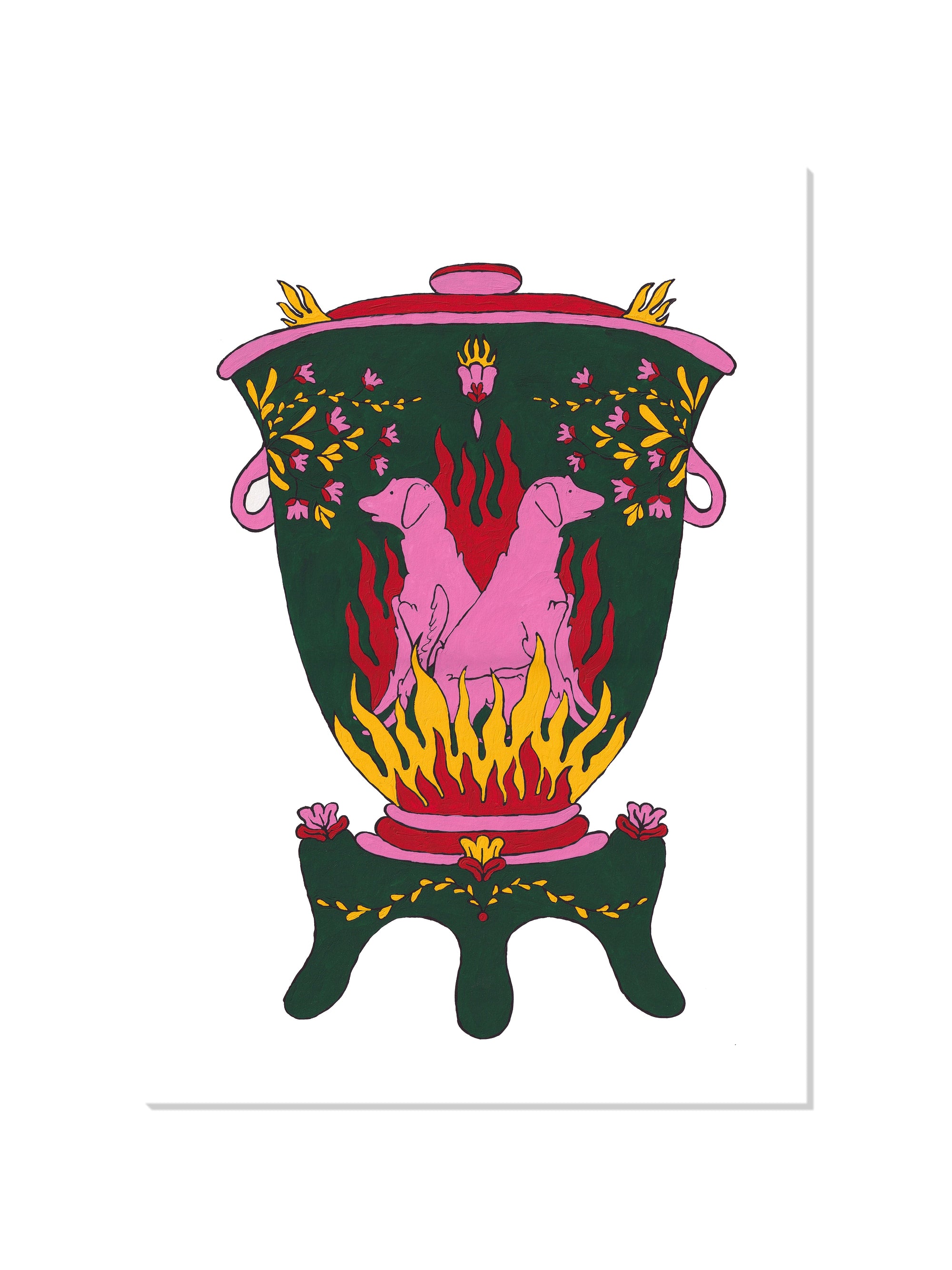 Guardians of the Flame - Maria Barrera - Unframed |frame=Unframed|