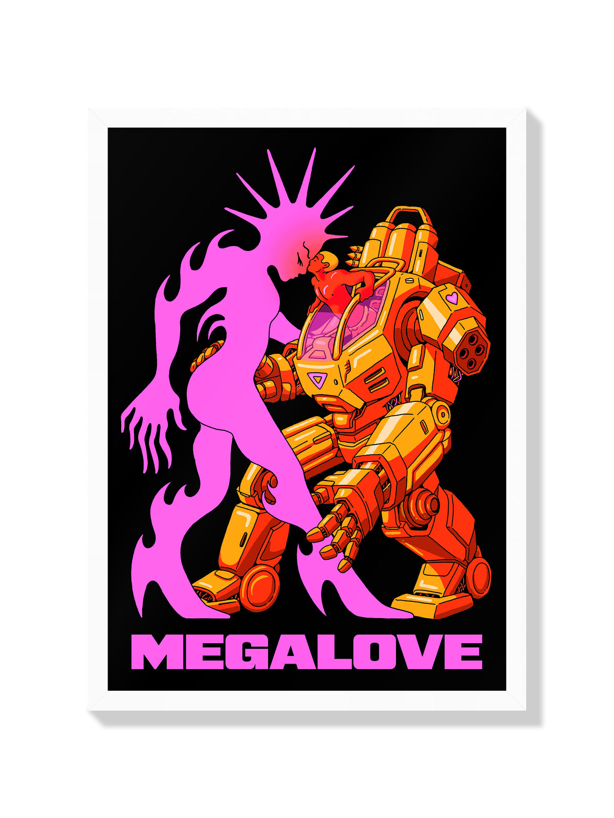 Megalove - Eric Schwarz - White Frame |frame=White Frame|