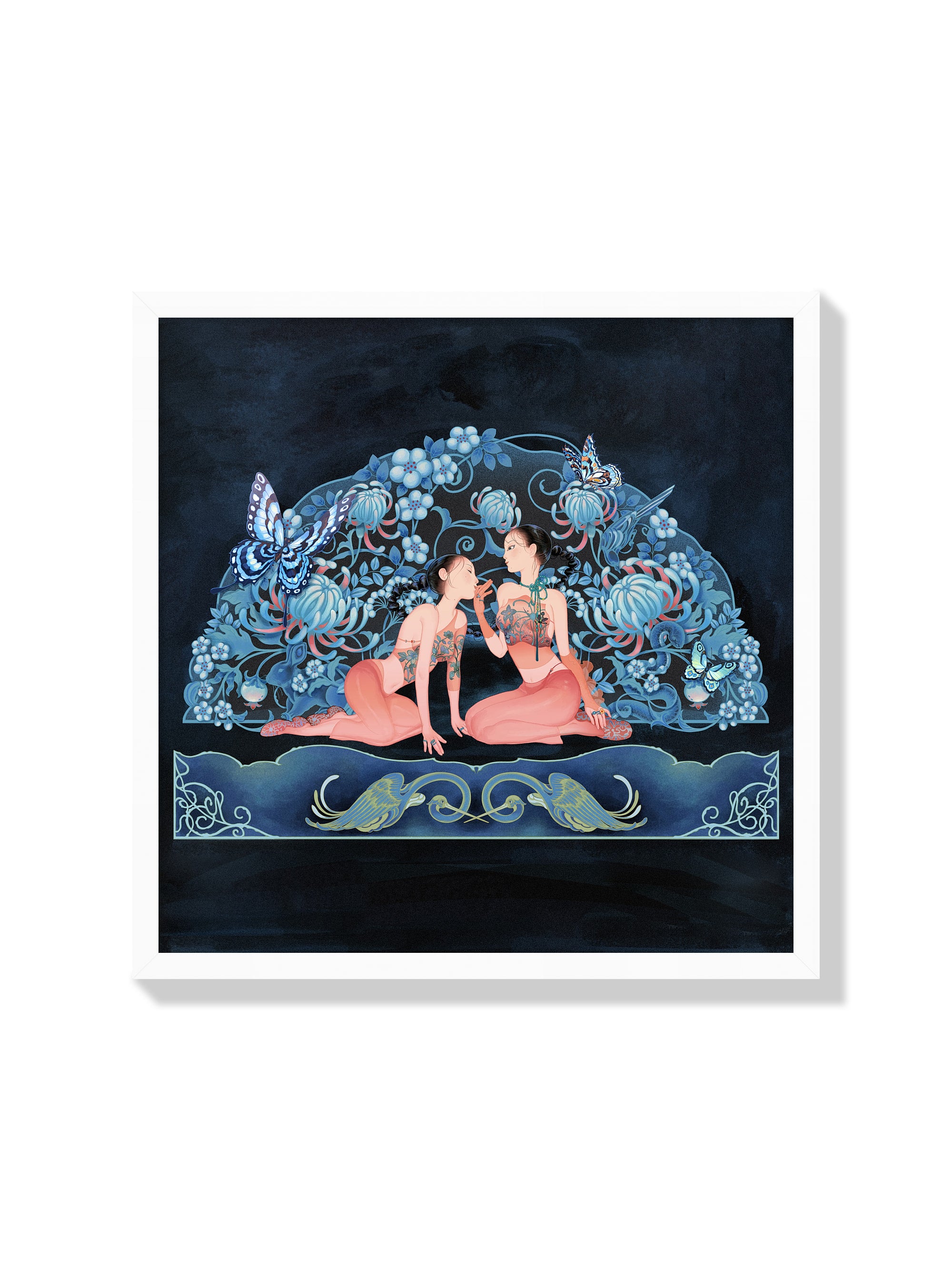 Garden of Blue - Toma Nguyễn - White Frame |frame=White Frame|