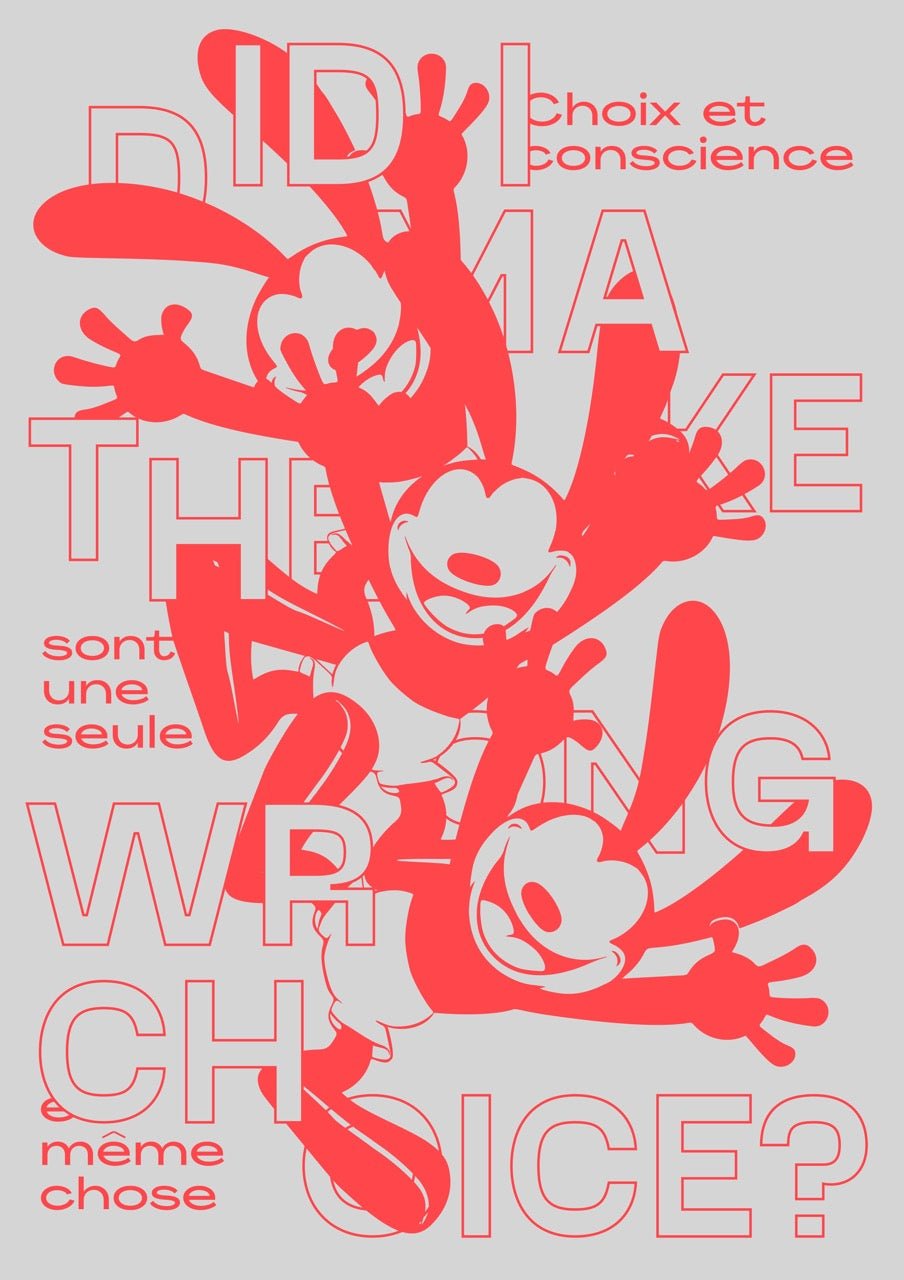 a poster with a monkey jumping up into the air