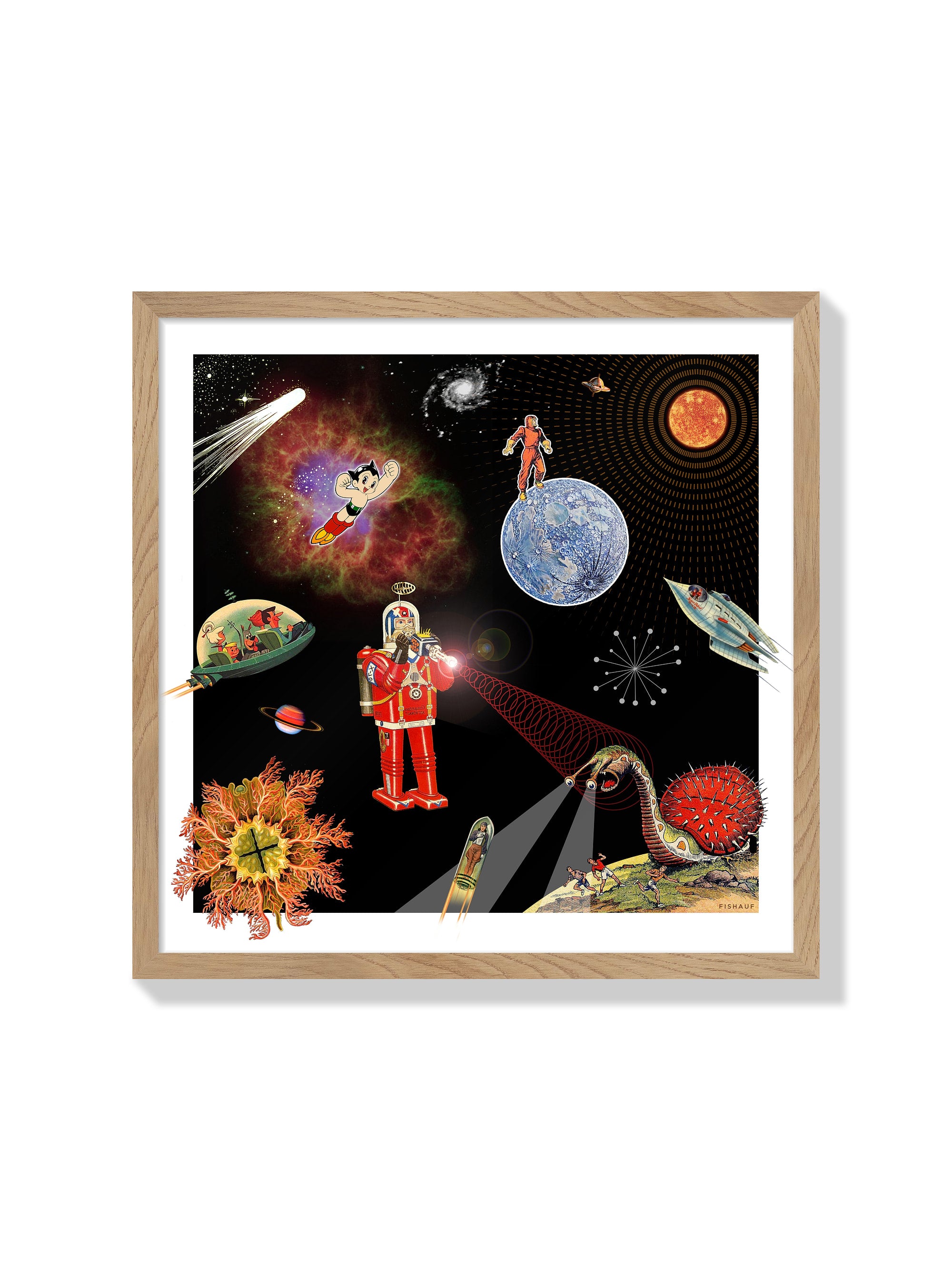 ADVENTURES IN SPACE - Louis Fishauf - Natural Frame |frame=Natural Frame|