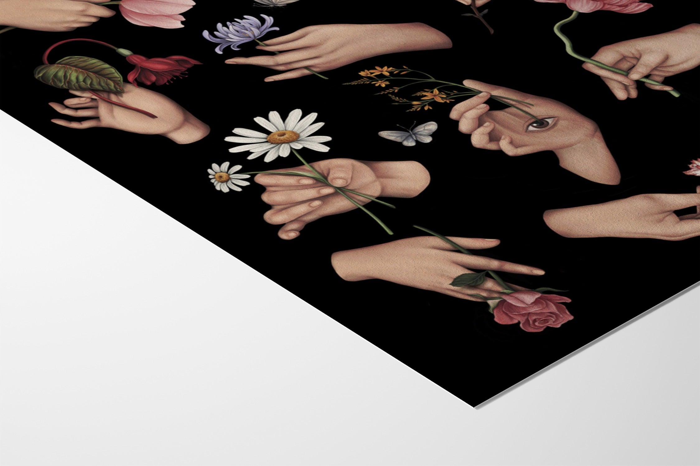 12 Ways of Holding a Flower - Chloe Shao - Hahnemuhle German Etching 310gsm |frame=Hahnemuhle German Etching 310gsm|