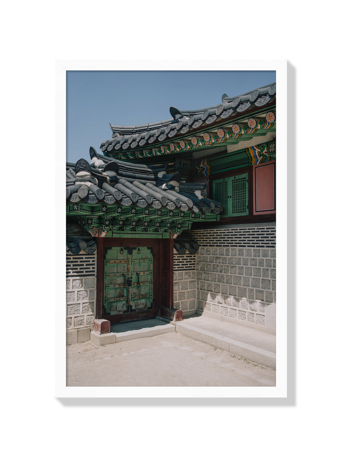 Korean Temple Door - Jonny Gleason - White Frame |frame=White Frame|