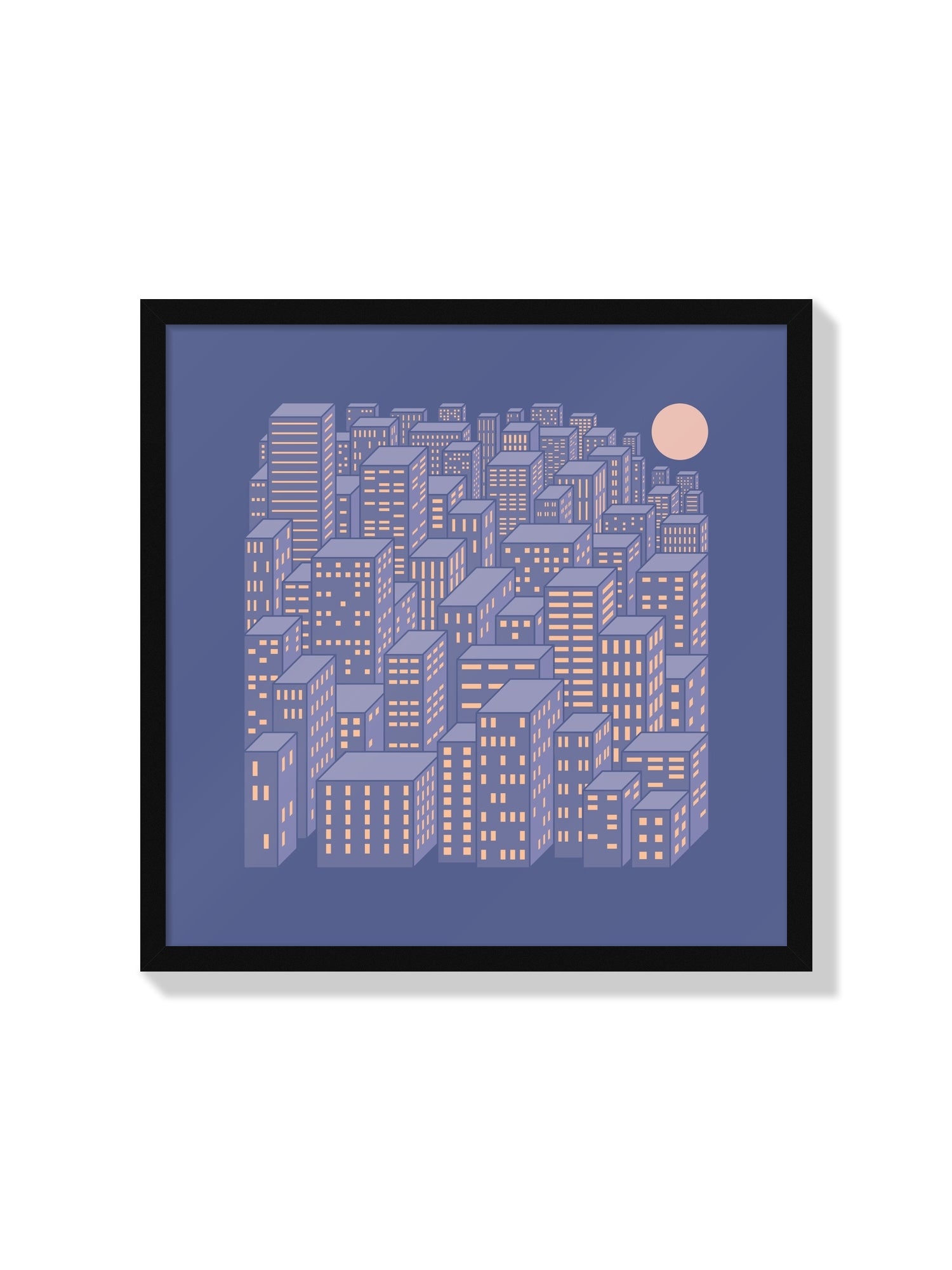 Fine art print "Mental Block 09" by Rick Crane in a black frame. |frame=Black Frame|