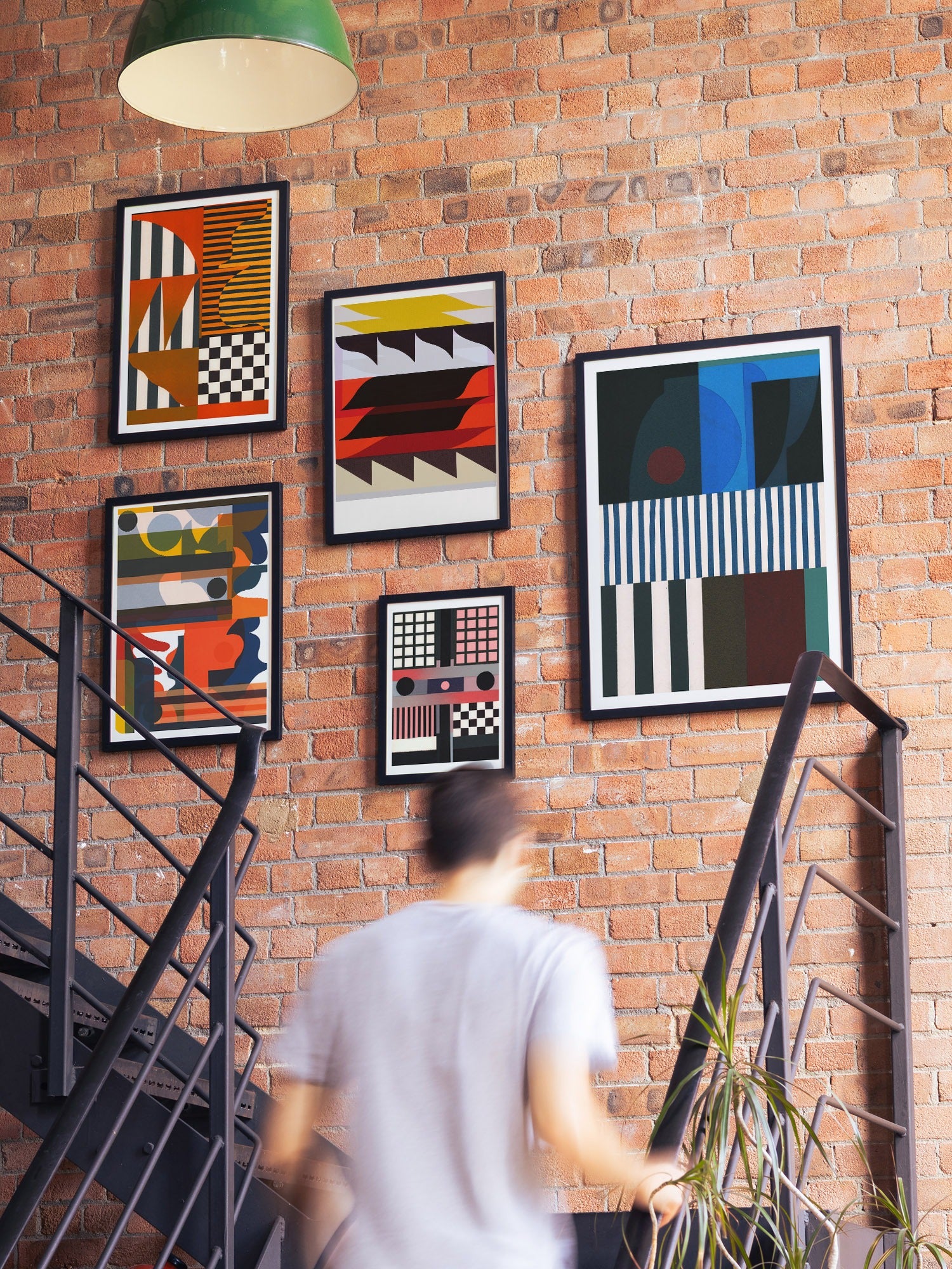 "Frontier by Rikki Hewitt displayed in a styled room, in white frame, fine art print showcasing an expansive landscape sce... |type=lifestyle|