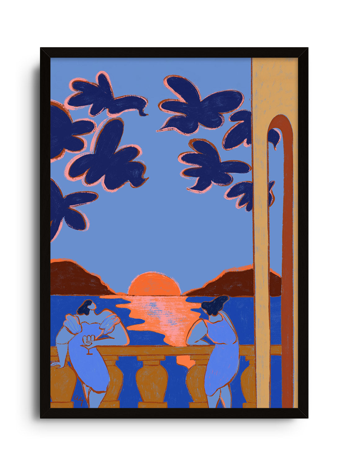 Conversation at Dusk - Arty Guava