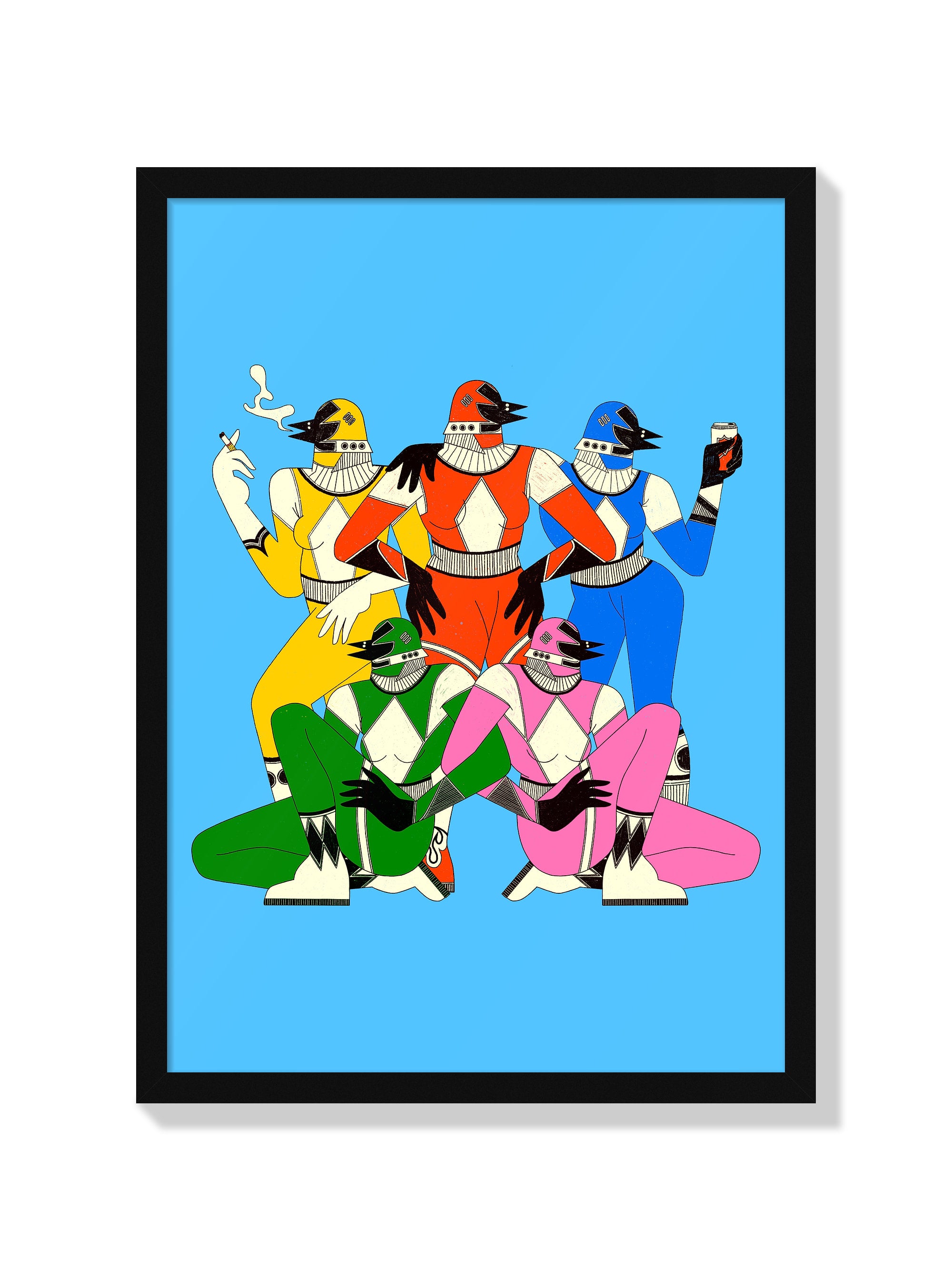 Les Power Rangers - Petrouchkaka - Black Frame |frame=Black Frame|