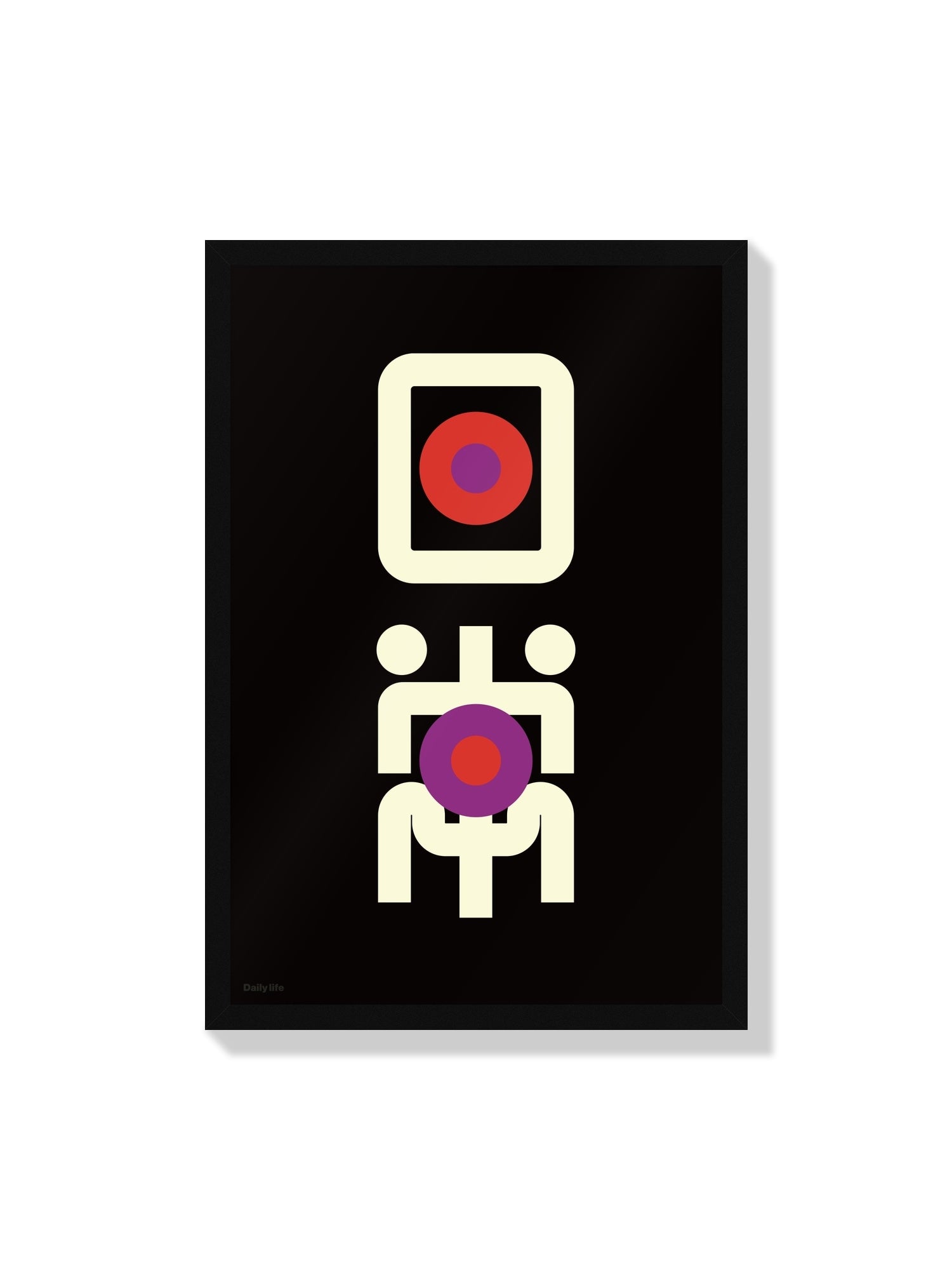 "日常 (Daily life)" fine art print by Kenichi Minami in black frame |frame=Black Frame|