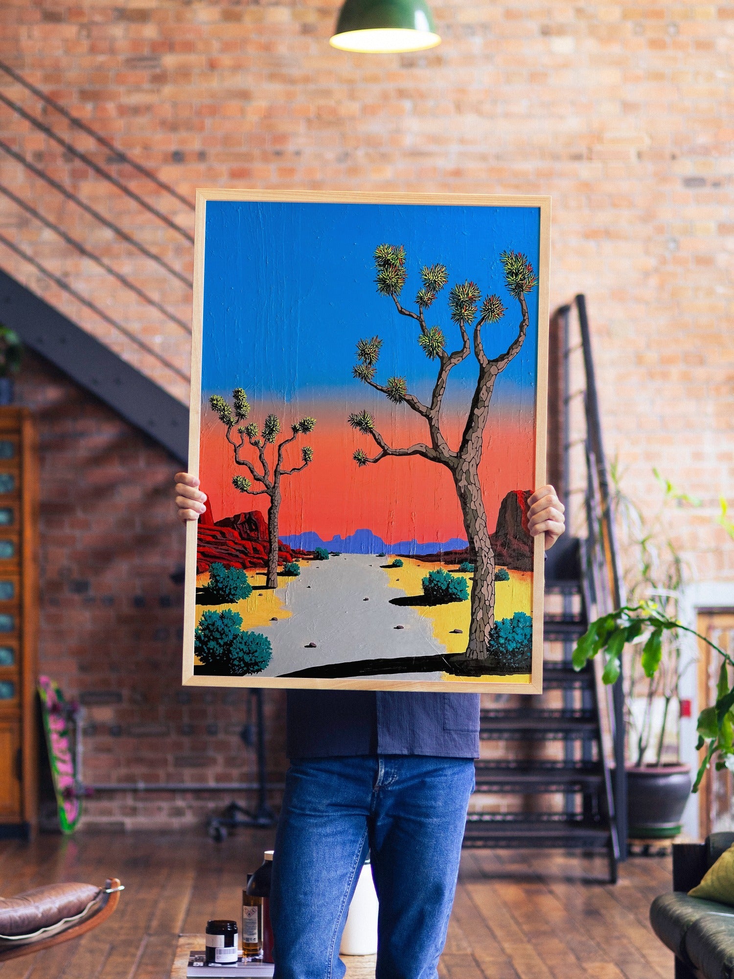 Solus - Lucy Reed - A1 - Natural Wood Frame |type=lifestyle|