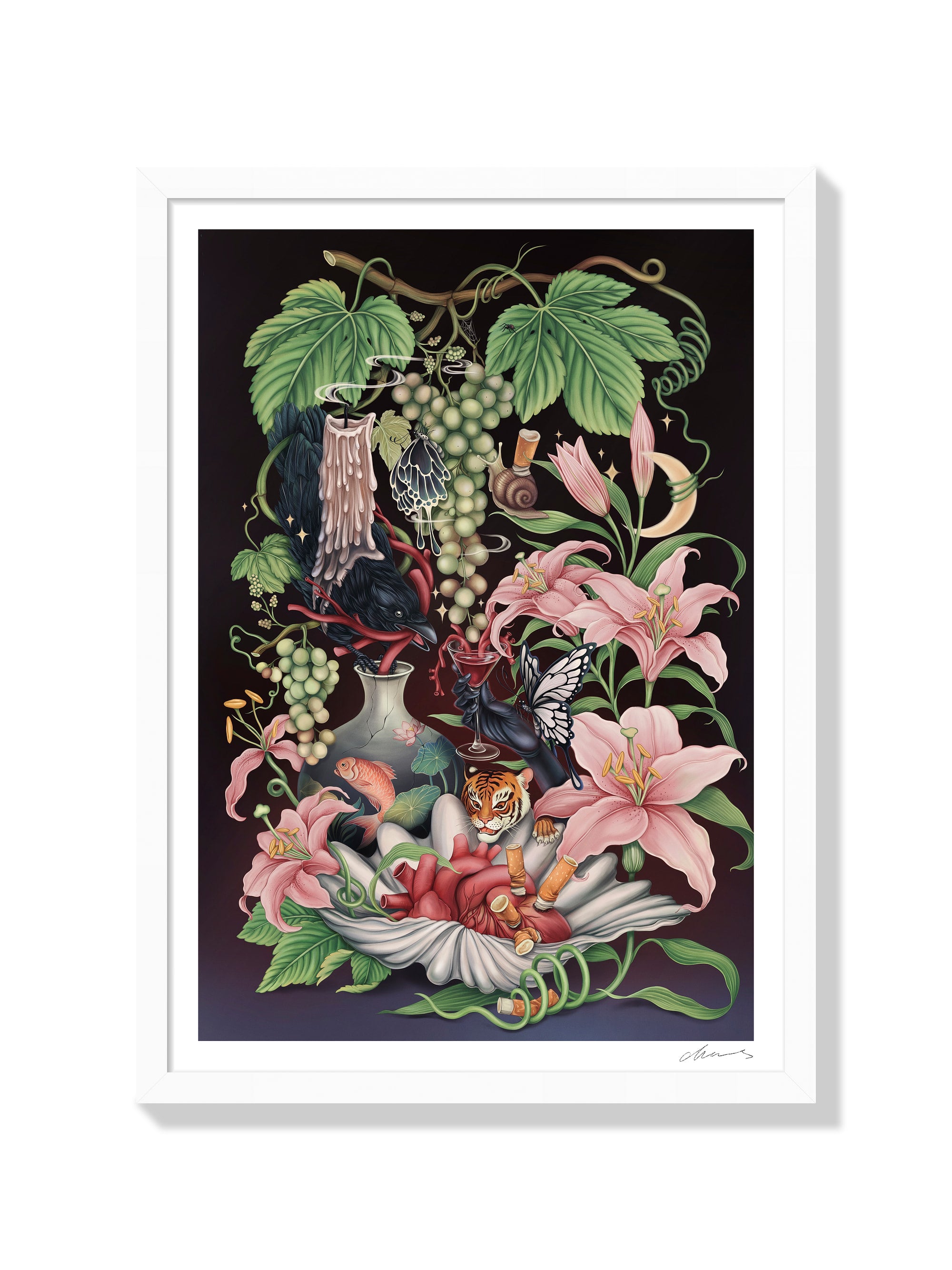 The Last Toast Signed - Chloe Shao - White Frame |frame=White Frame|