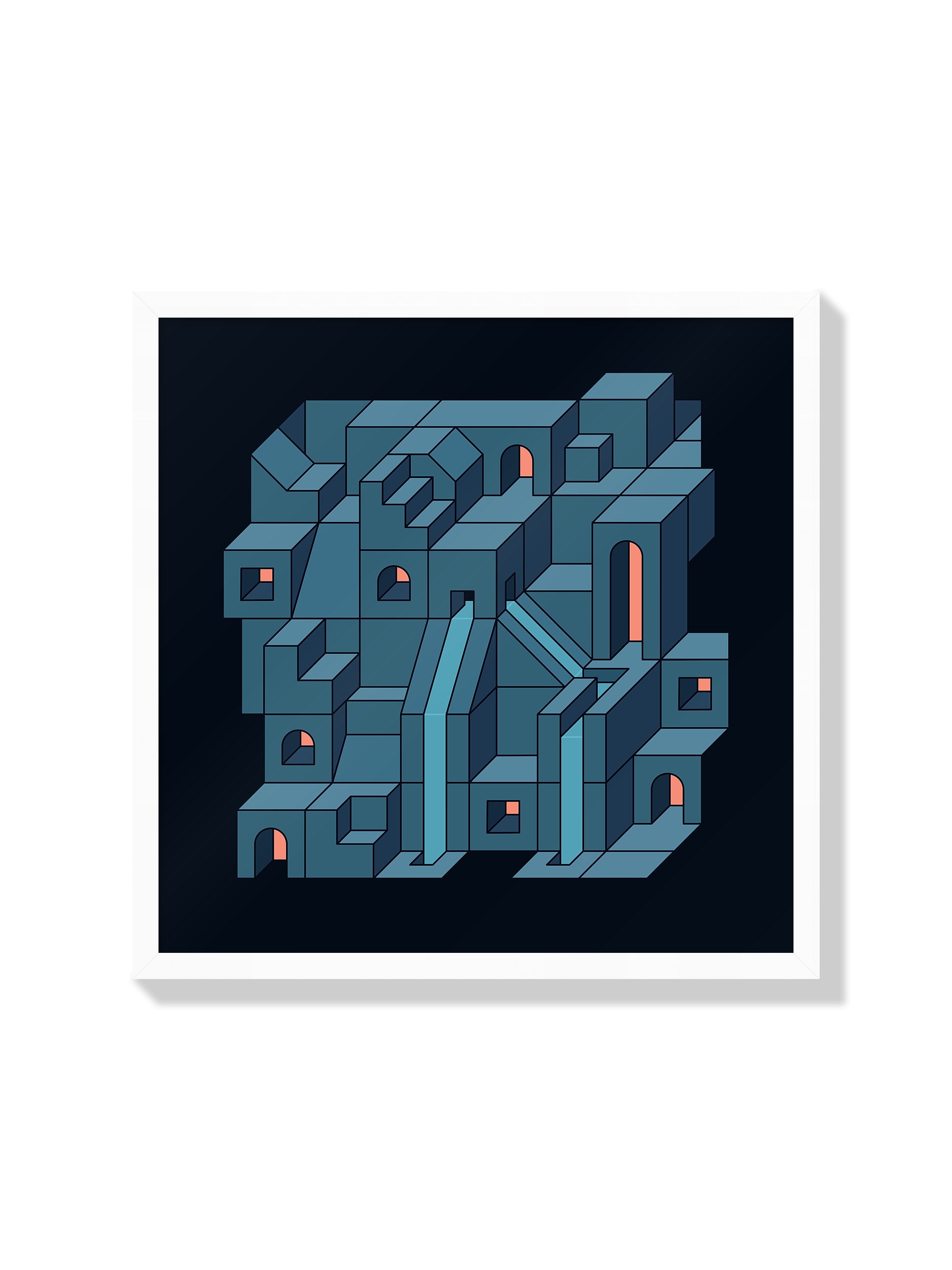 Mental Block 05 - Rick Crane - White Frame |frame=White Frame|