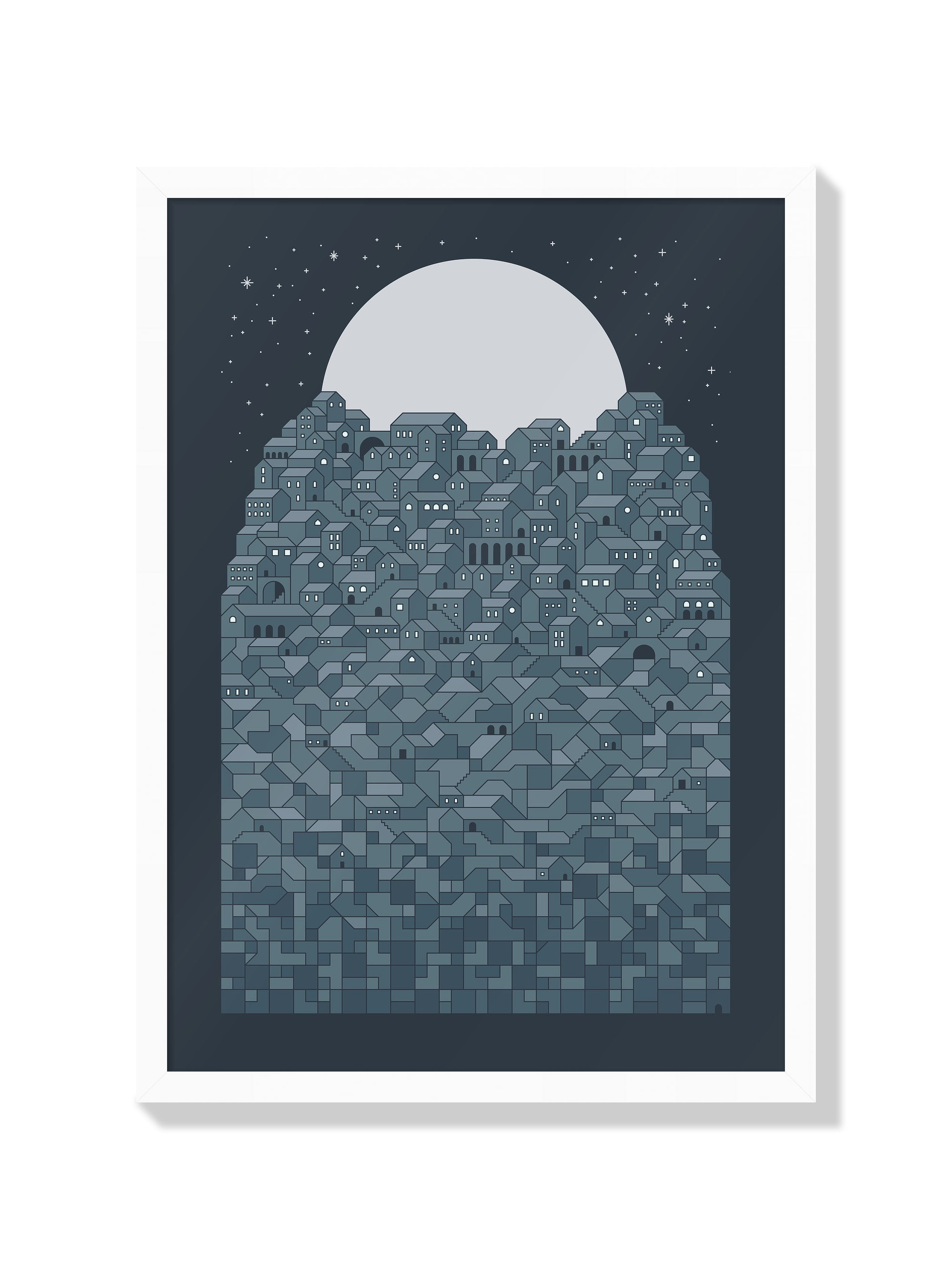 City Blocks - Rick Crane - White Frame |frame=White Frame|