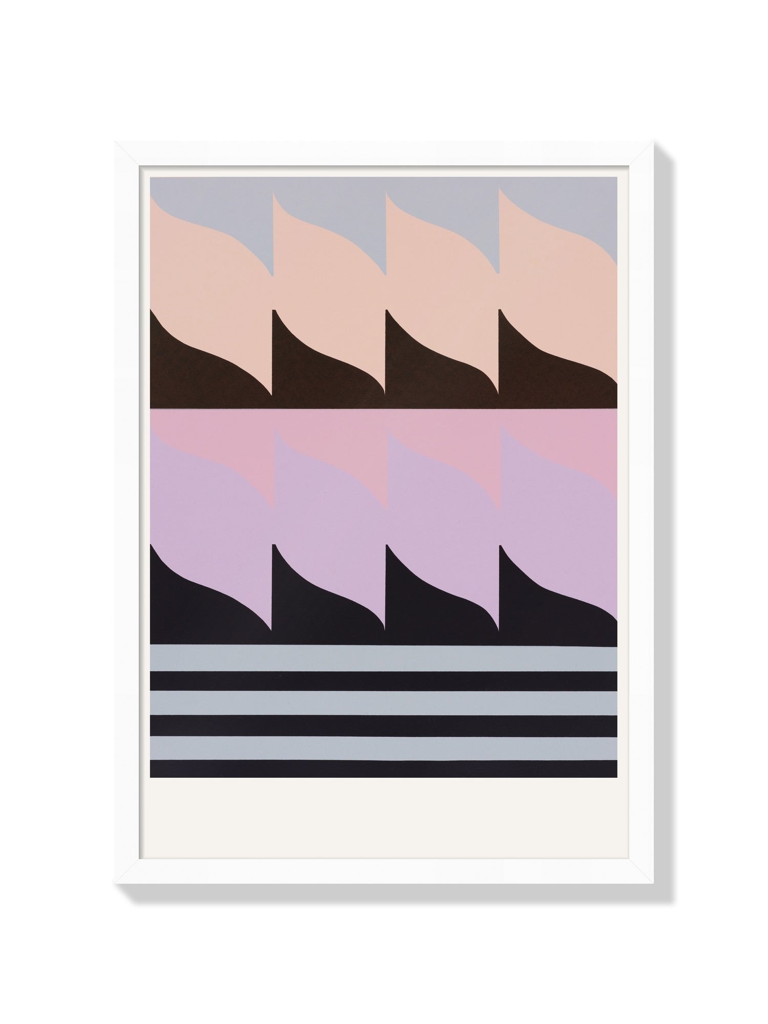 "Rollers 12k" by Rikki Hewitt, fine art print displayed in a white frame |frame=White Frame|