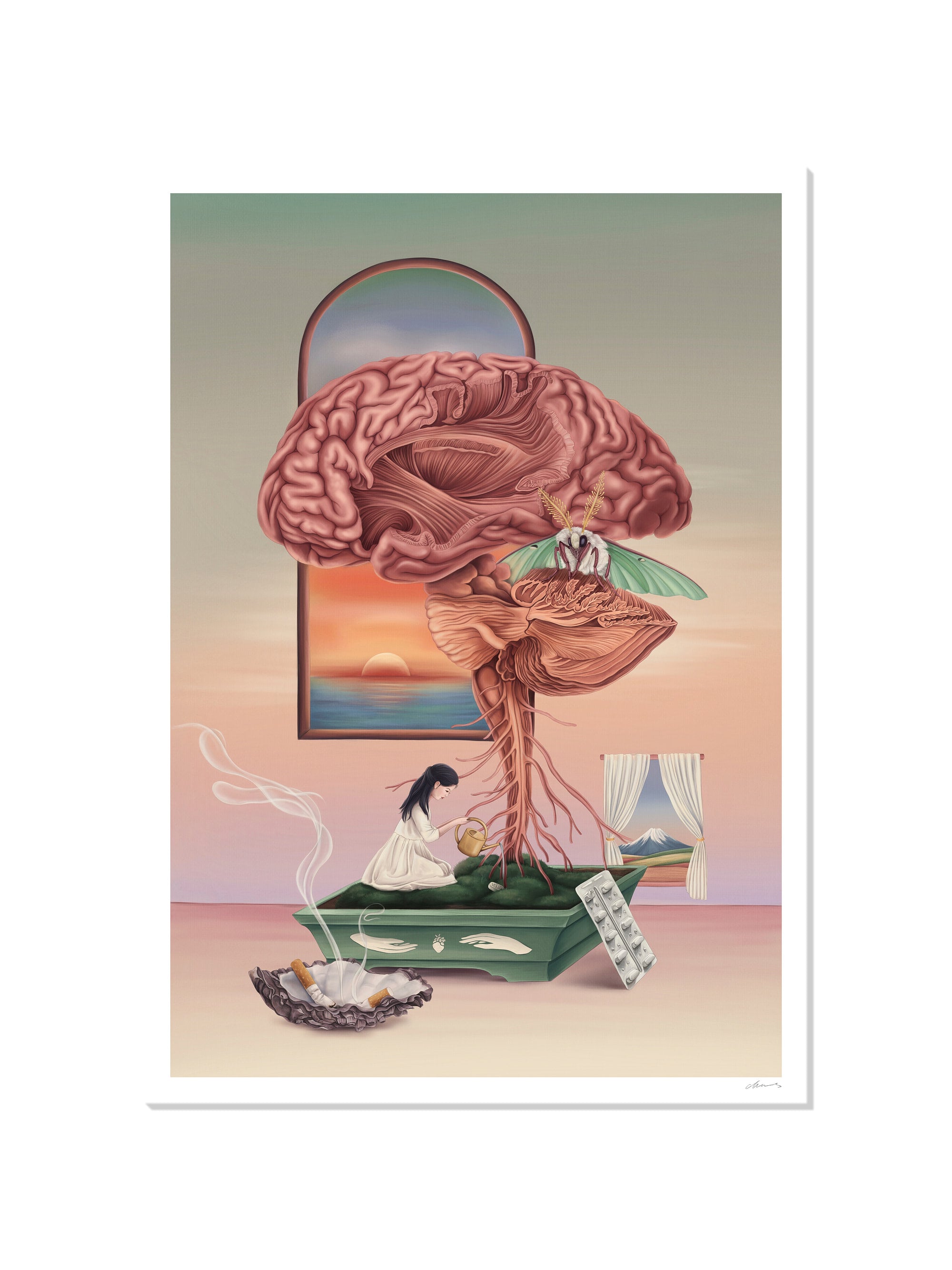 Little Growth Little Self Sabotage - Chloe Shao - Unframed |frame=Unframed|
