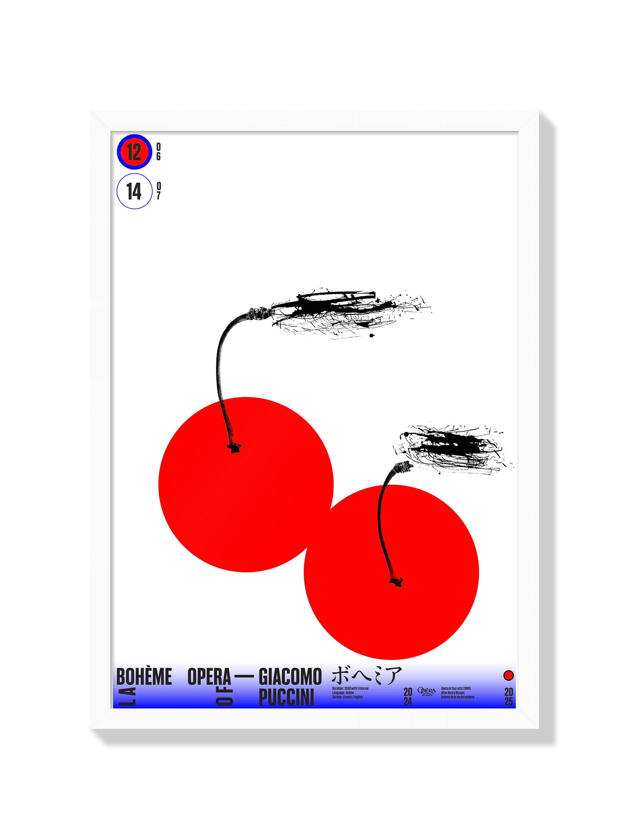 Opere La Bohème.3 - Anastasia Temirkhan - White Frame |frame=White Frame|
